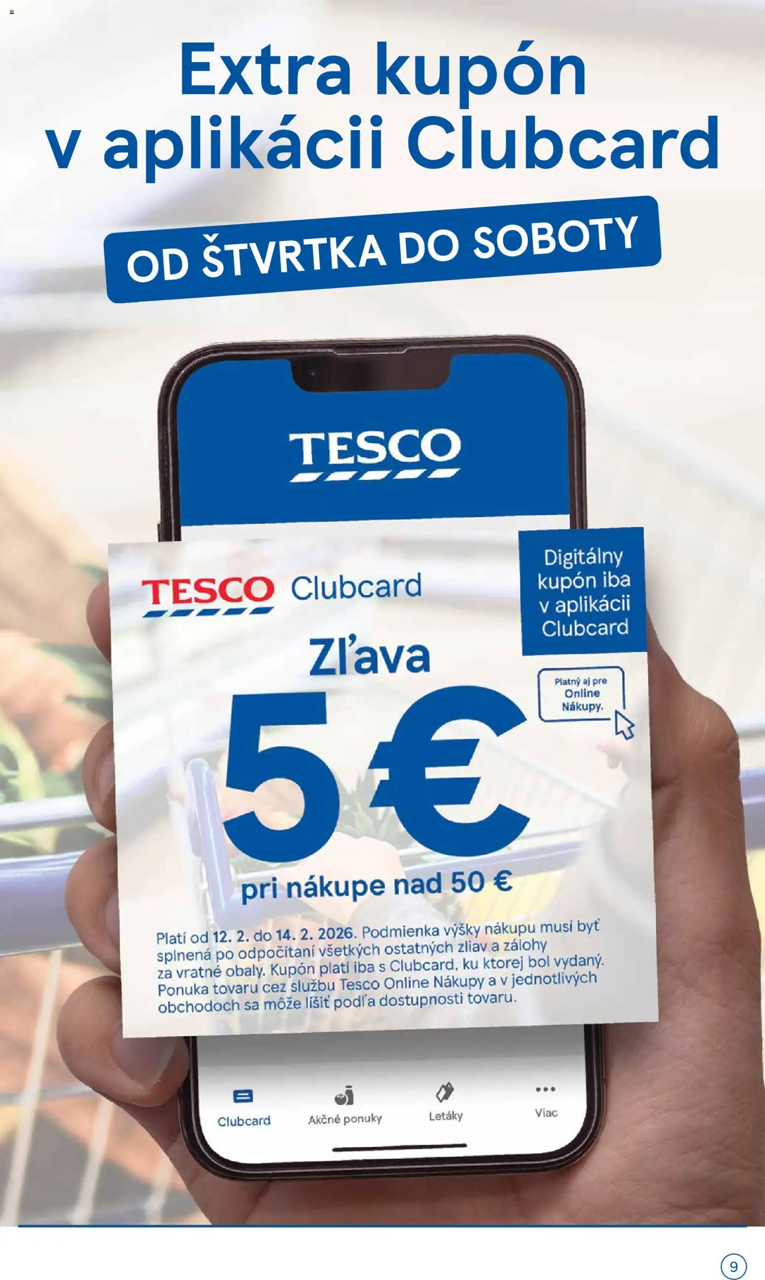 Nové Tesco akcie – leták je platný od 11.02.2026 | Strana: 9