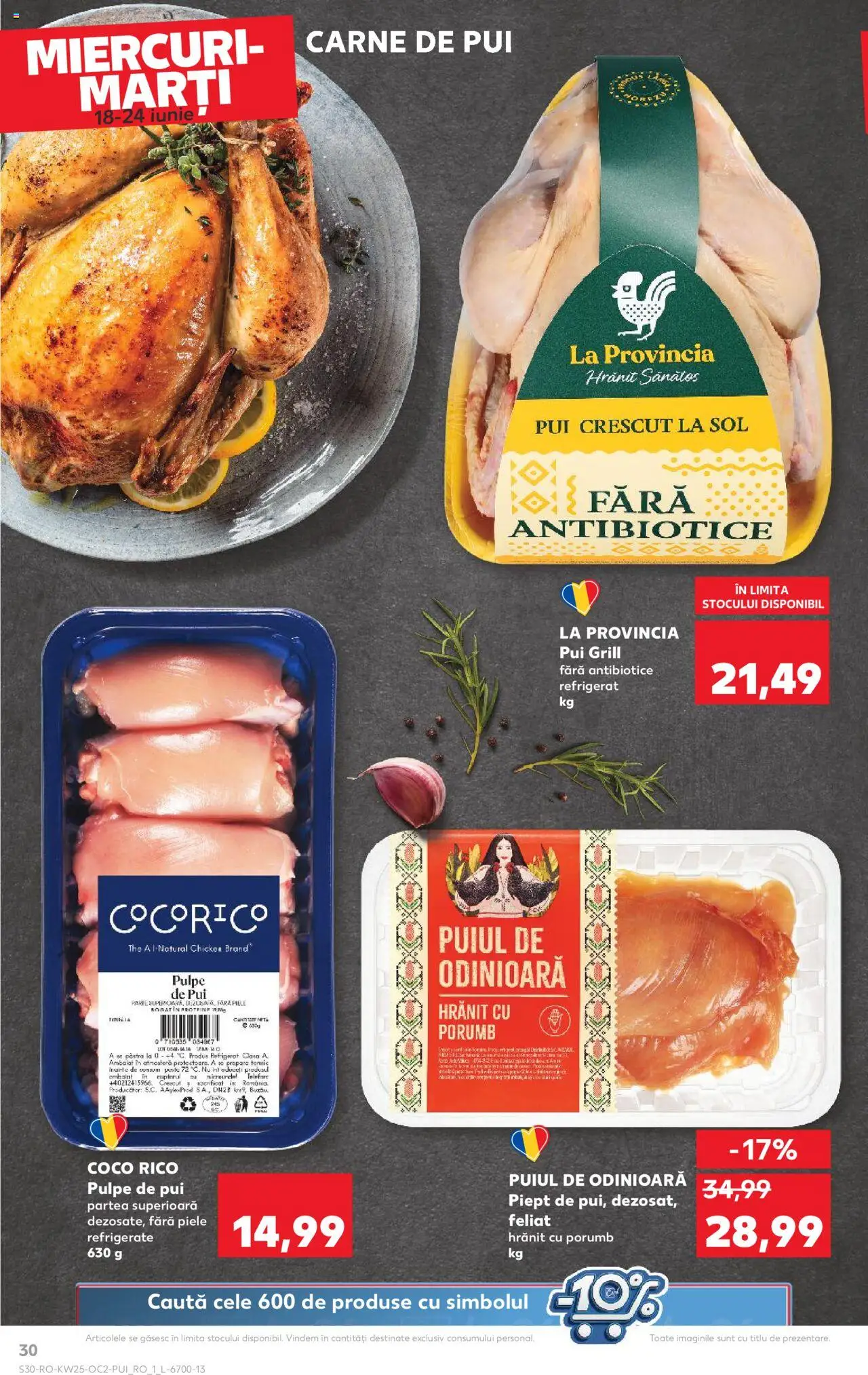 Kaufland RO akciós ujság - amely érvényes a következő dátumtól: 18.06.2025 | Oldal: 30 | Termékek: Telefon, Grill