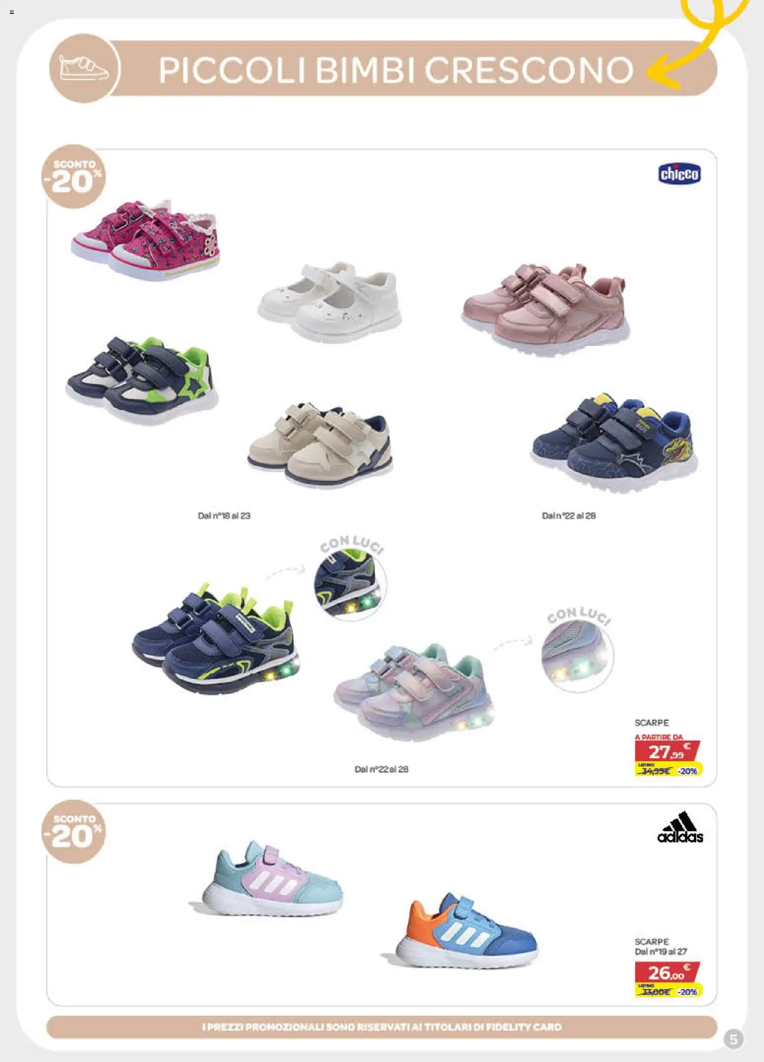 Volantino Bimbo store del 05.03.2026 | Pagina: 5 | Prodotti: Scarpe