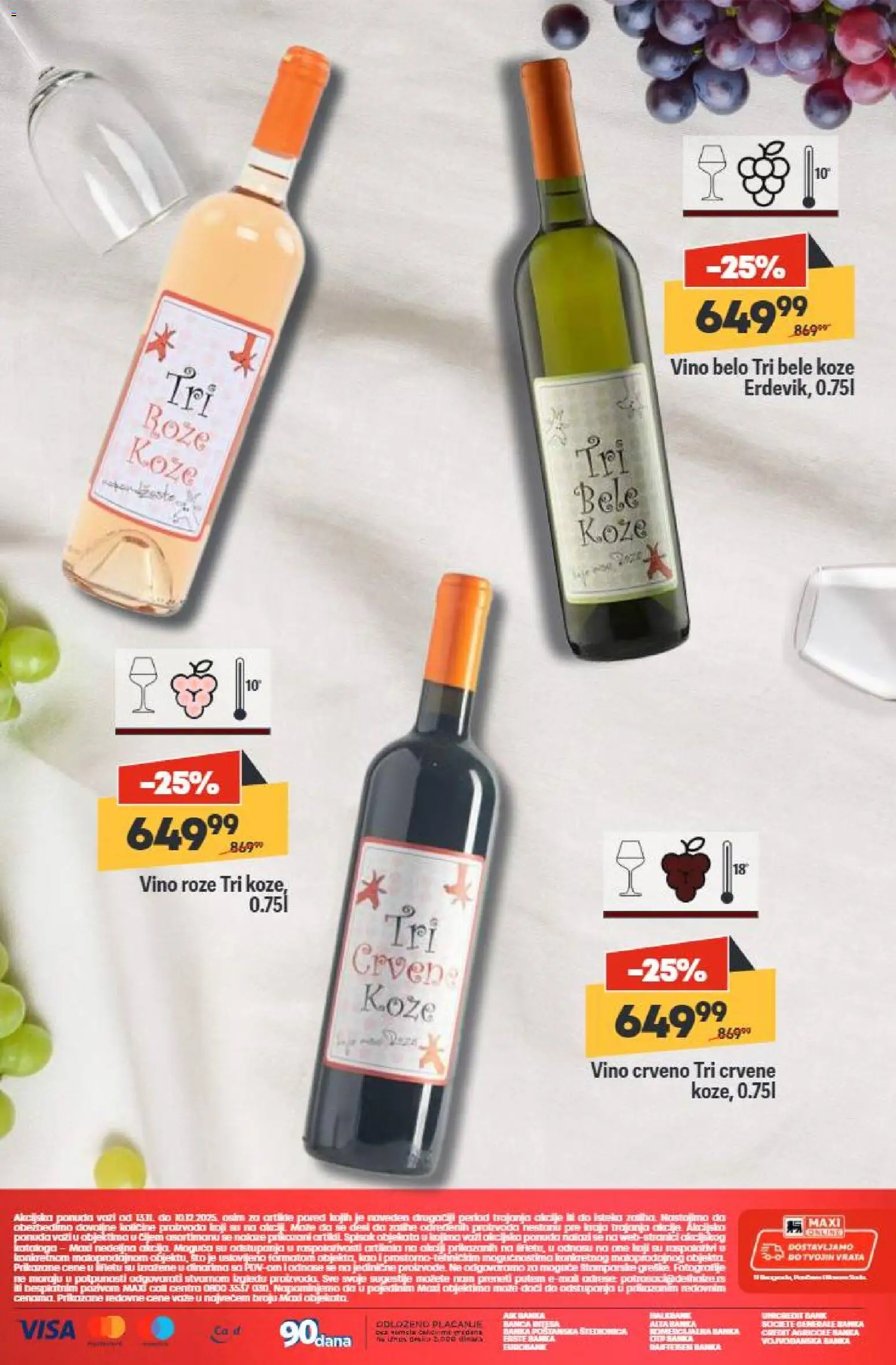 Maxi katalog - važi od 13.11.2025 | Strana: 32 | Proizvode: Sto, So, Vrata, Vino