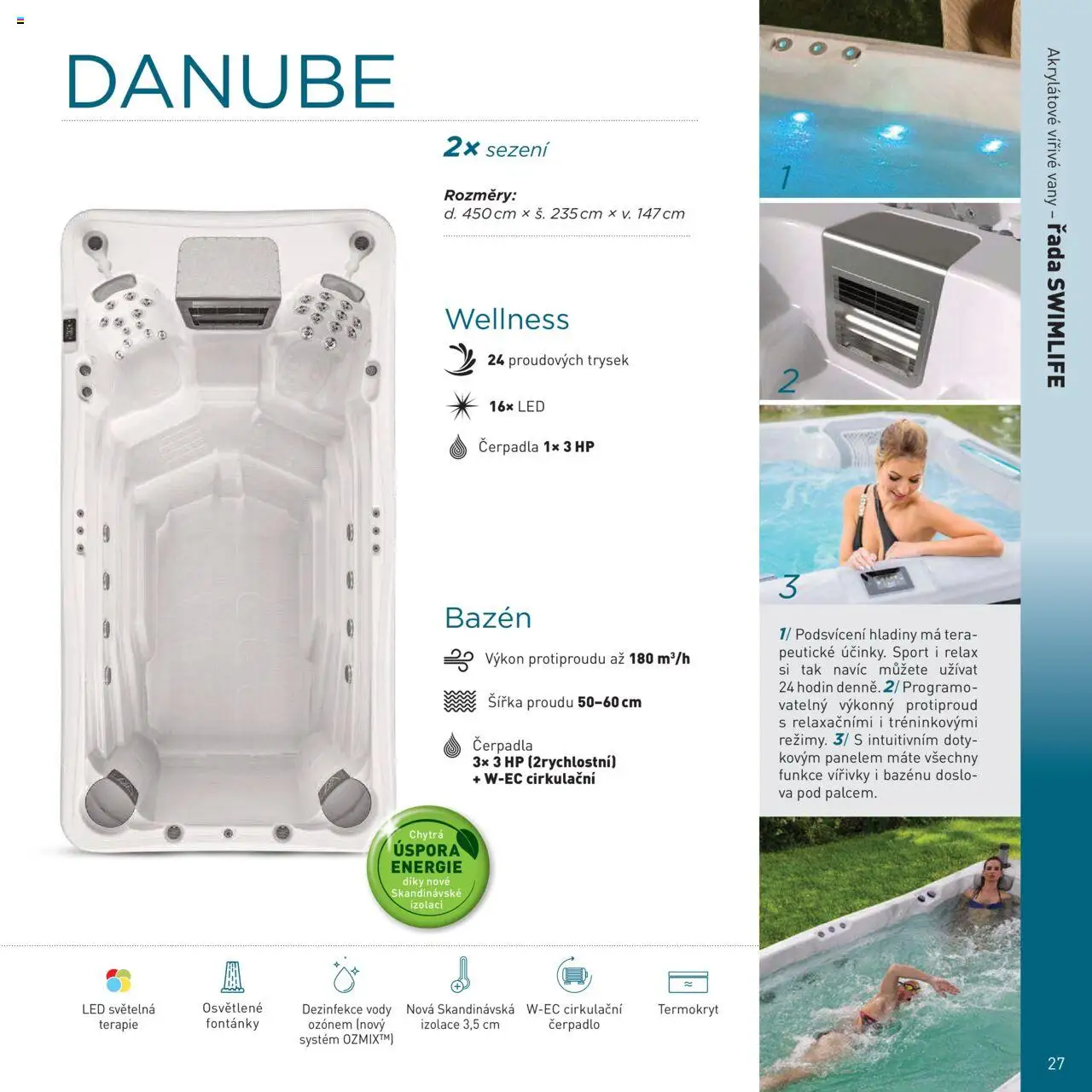 Mountfield katalog - Vířivky od 16.04.2025 | Strana: 27 | Produkty: Bazén, Čerpadlo, LED