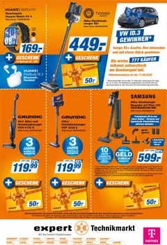 Expert Prospekt 	 - gültig ab dem 08.06.2025 | Seite: 20 | Produkte: Staubsauger, Samsung, Bürste, Headset