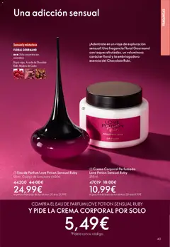 Vista previa Oriflame - Catálogo Campaña 4 válido desde el 11.03.2026 | Página: 43 | Productos: Fragancia, Crema, Body, Eau de parfum