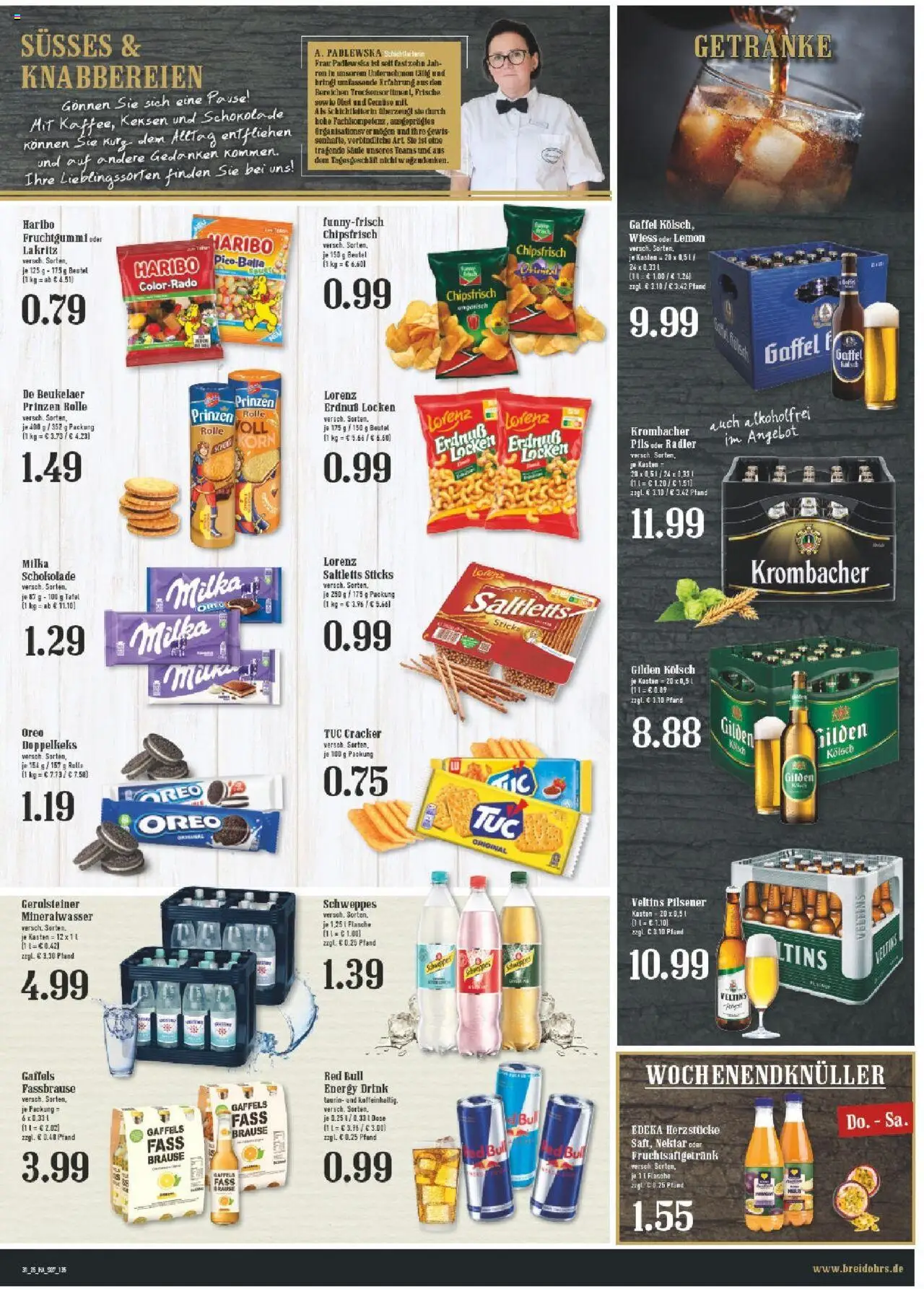 Edeka prospekt Bergisch Gladbach	 - gültig ab dem 27.07.2025 | Seite: 9 | Produkte: Haribo, Energy, Pils, Chips