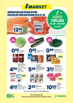 Katso S-market Merikarvia voimassa alkaen 04.08.2025