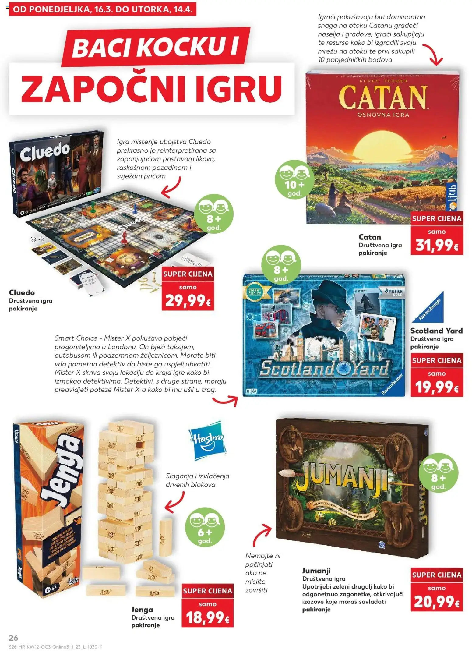 Kaufland katalog | vrijedi od 15.03.2026 | Stranica: 26 | Proizvodi: Igra