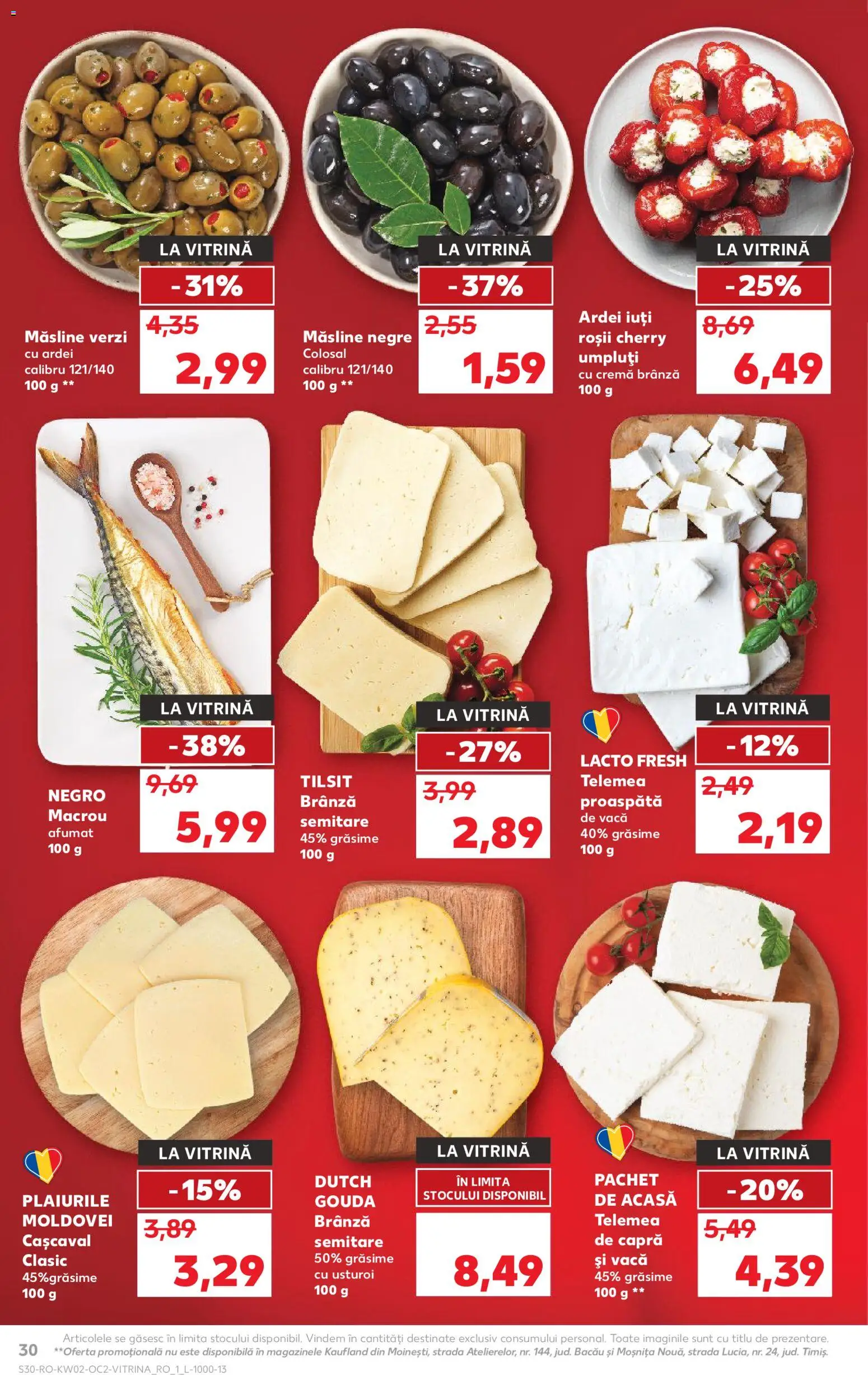 Noul catalog Kaufland – valabil de la 07.01.2026 | Pagină: 30 | Produse: Hijyenik ped, Vitrină, Cremă, Usturoi
