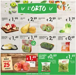 Anteprima del volantino Coal volantino valido a partire dal 12.03.2026 | Pagina: 3 | Prodotti: Kiwi, Insalata, Carote, Vassoio