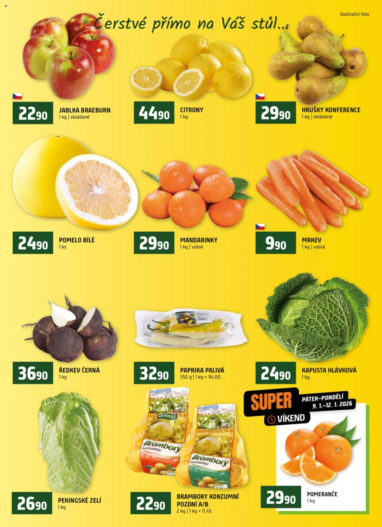 Terno leták - Tábor od 07.01.2026 | Strana: 6 | Produkty: Pomelo, Pomeranče, Citróny, Kapusta