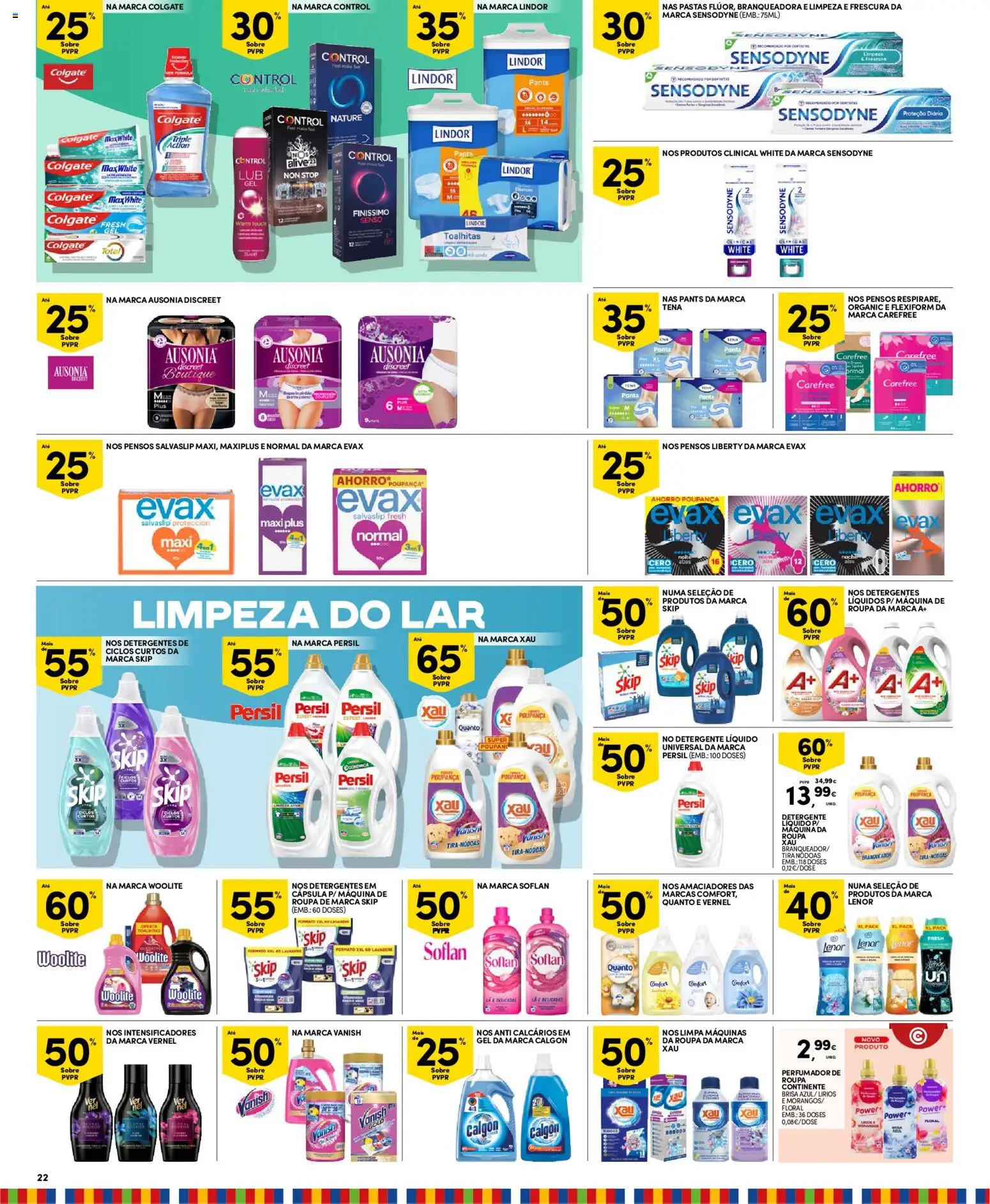 Continente - Madeira │ válido de 13.01.2026 | Página: 22 | Produtos: Perfume, Preservativos, Pasta de dentes, Persil