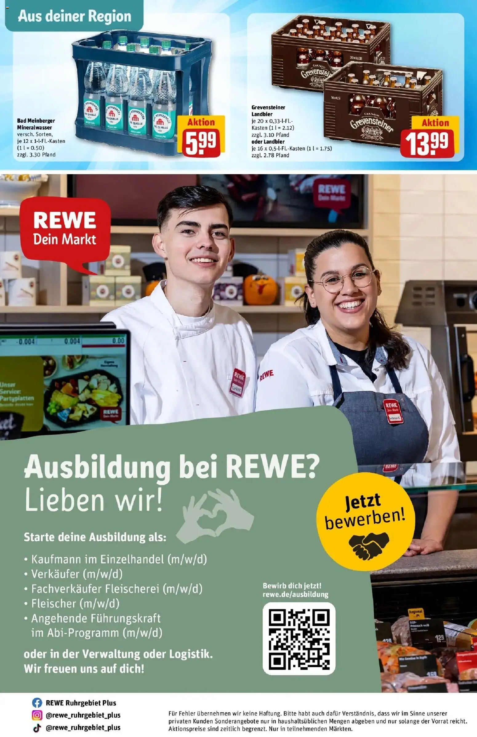 Rewe Prospekt Dorsten	 – gültig ab 30.03.2026 | Seite: 35 | Produkte: Bad, Mineralwasser, Veltins