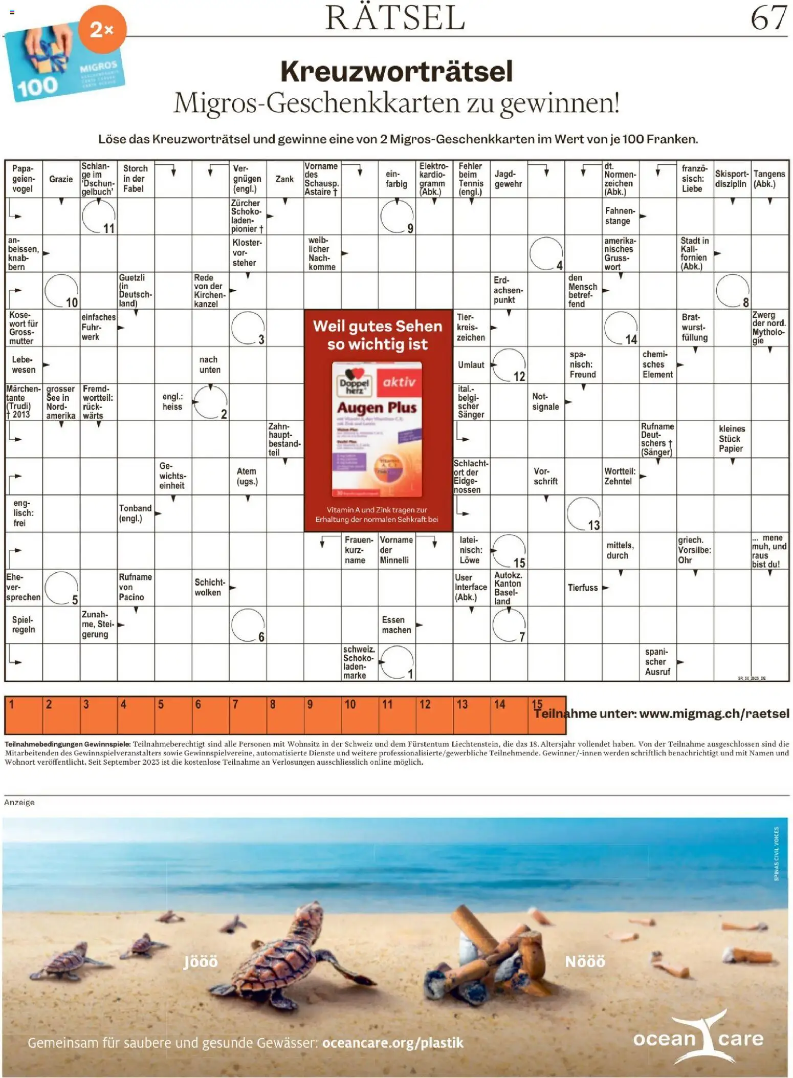 Migros - Magazin – gültig ab 09.12.2025 | Seite: 67