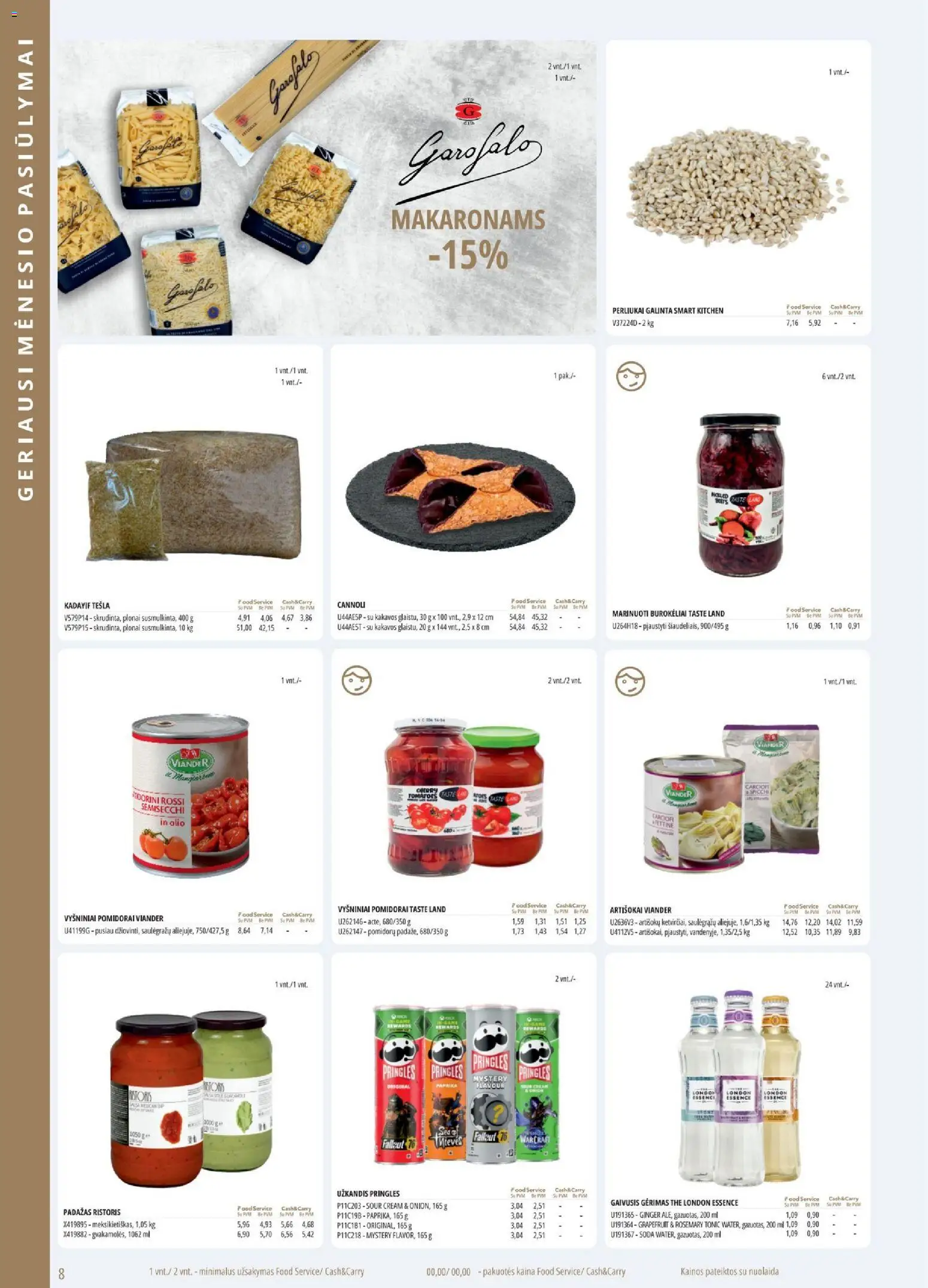 ePromo akcijos nuo 01.02.2026 | Puslapis: 8 | Prekių: Gaivusis gėrimas, Pomidorai, Padažas