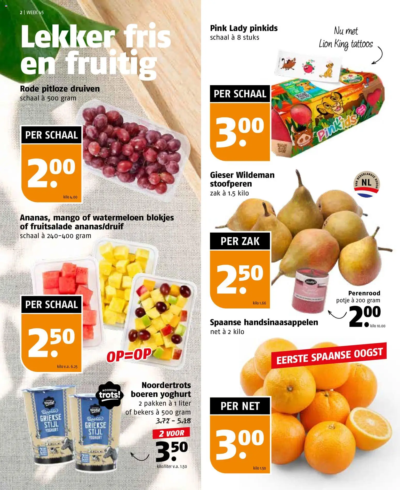 {H1} | Pagina: 2 | Producten: Schaal, Watermeloen, Mango, Druiven