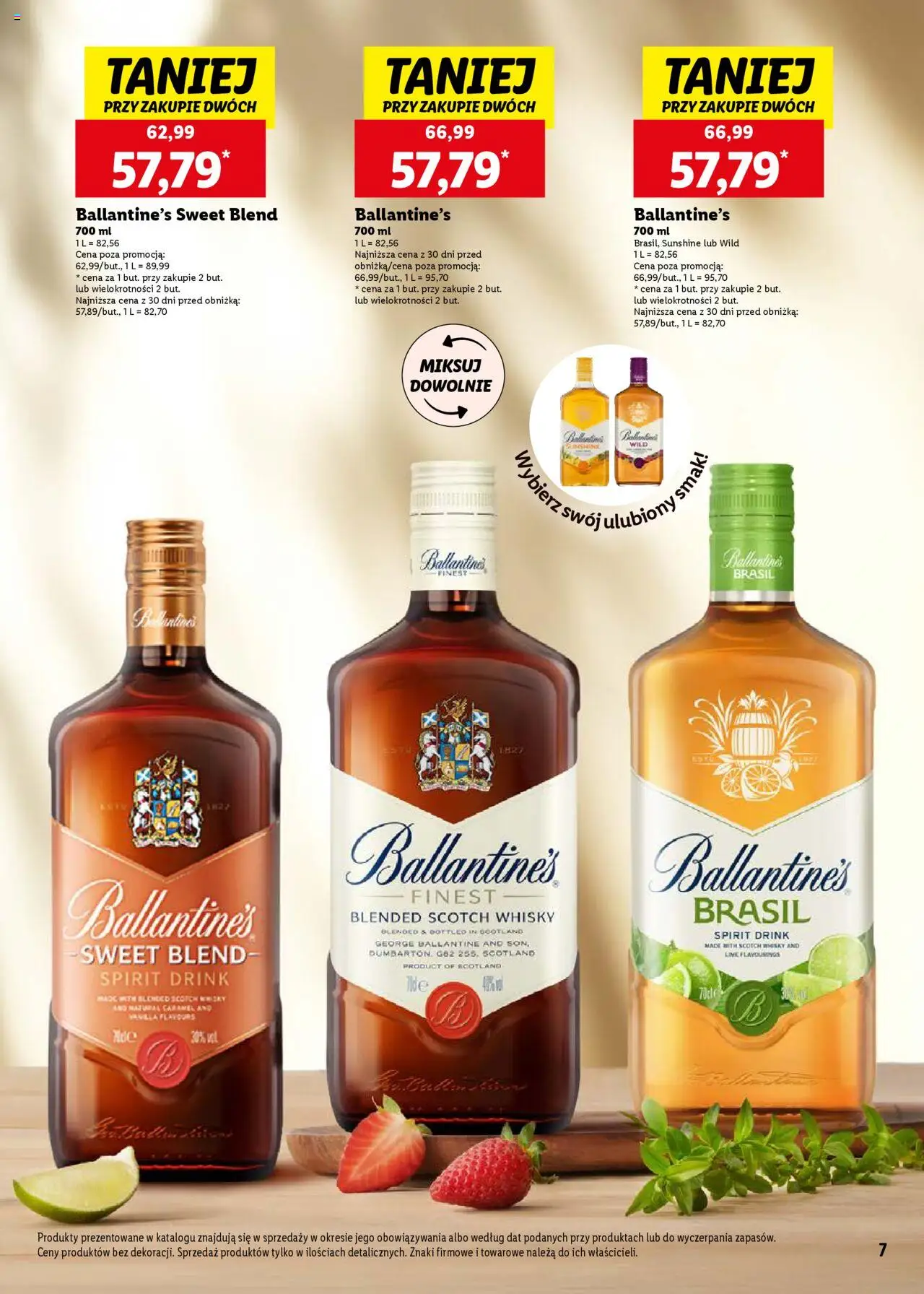 Lidl Katalog alkoholi mocnych od 05.05.2025 | Strona: 7 | Produkty: Whisky