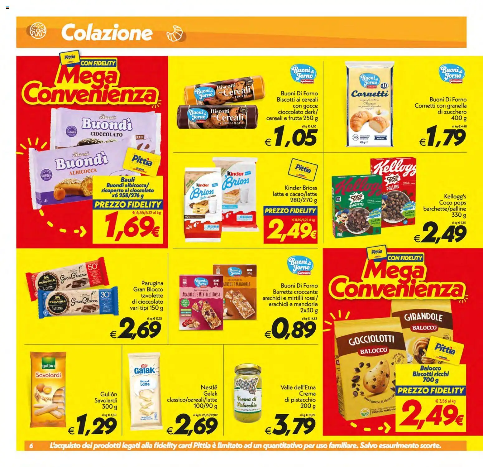 Volantino SuperConveniente del 17.03.2026 | Pagina: 6 | Prodotti: Cereali, Mirtilli, Barretta, Forno