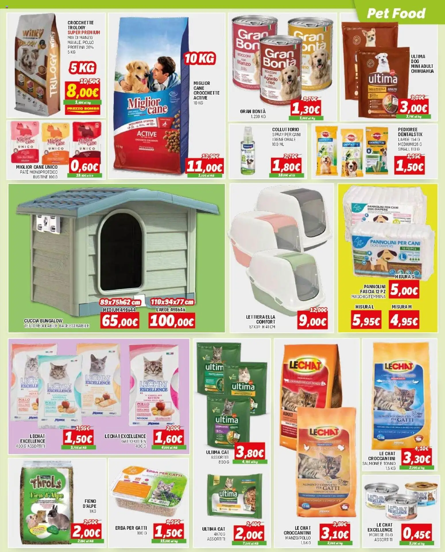 Volantino Orizzonte del 15.01.2026 | Pagina: 7 | Prodotti: Pannolini, Salmone, Crocchette, Tonno