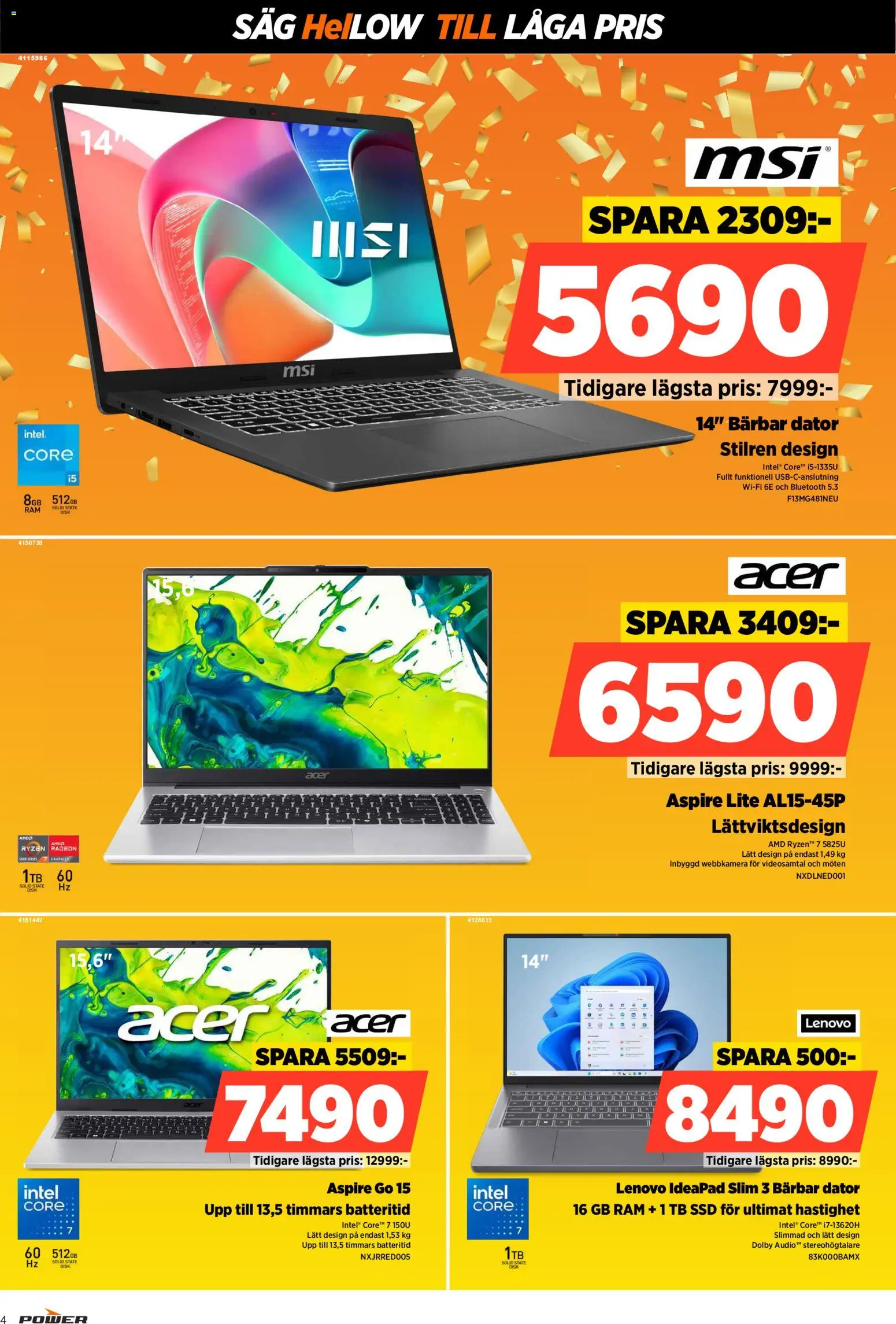 Power reklamblad aktuell från 09.02.2026 | Sida: 4