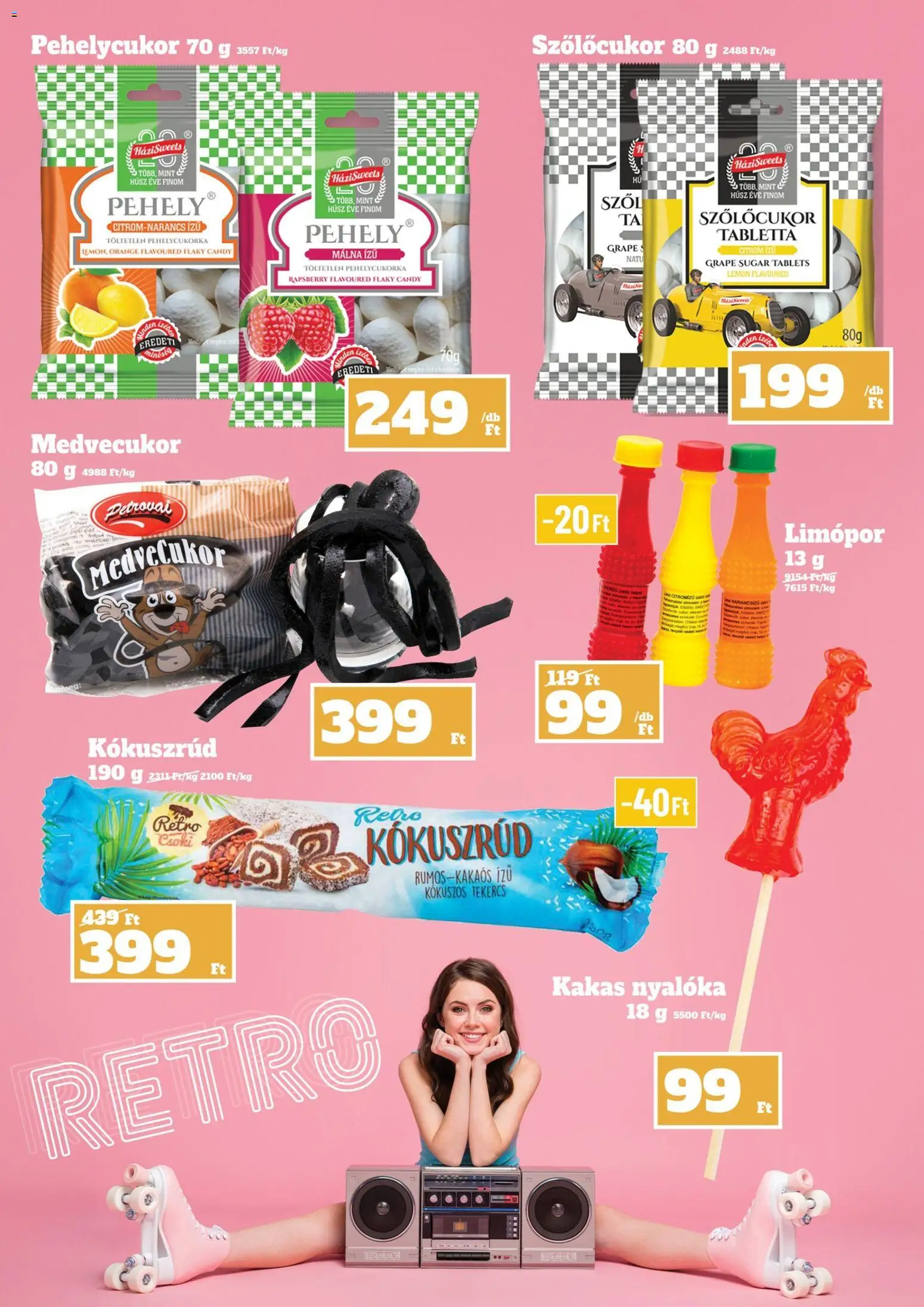 Family Diszkont akciós ujság - amely érvényes a következő dátumtól: 09.04.2026 | Oldal: 5 | Termékek: Málna, Nyalóka, Szőlőcukor, Citrom