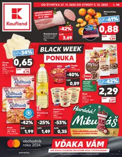Kaufland SK Bratislava-Devínska Nová Ves - amely érvényes a következő dátumtól: 27.11.2025