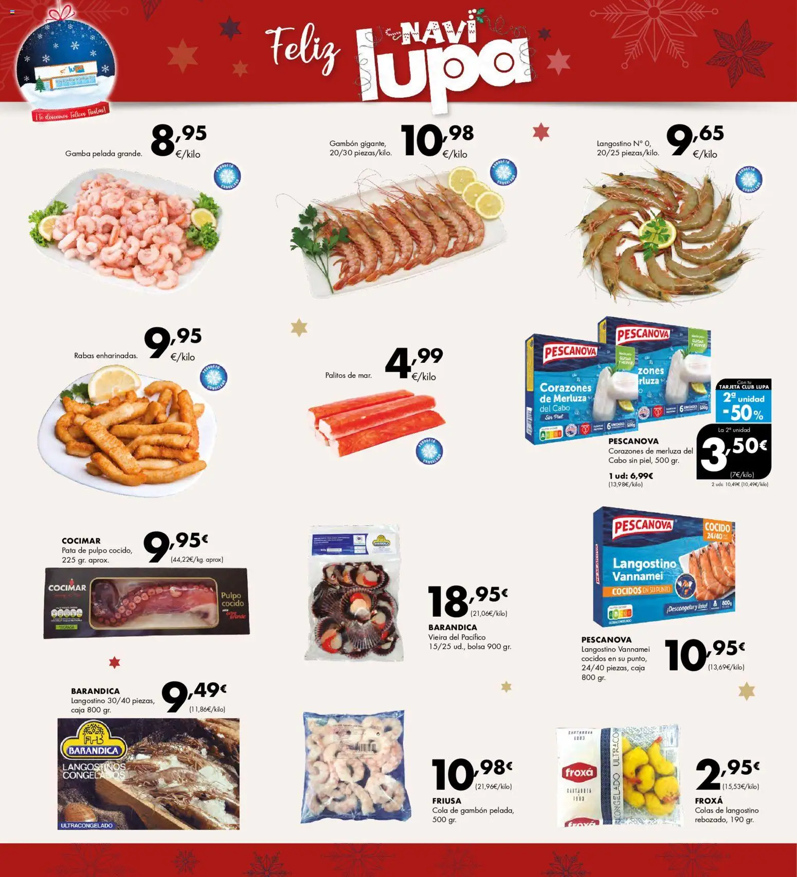 Lupa Supermercados folleto │ válido desde el 18.12.2025 | Página: 6 | Productos: Bolsa, Caja, Langostino, Gamba