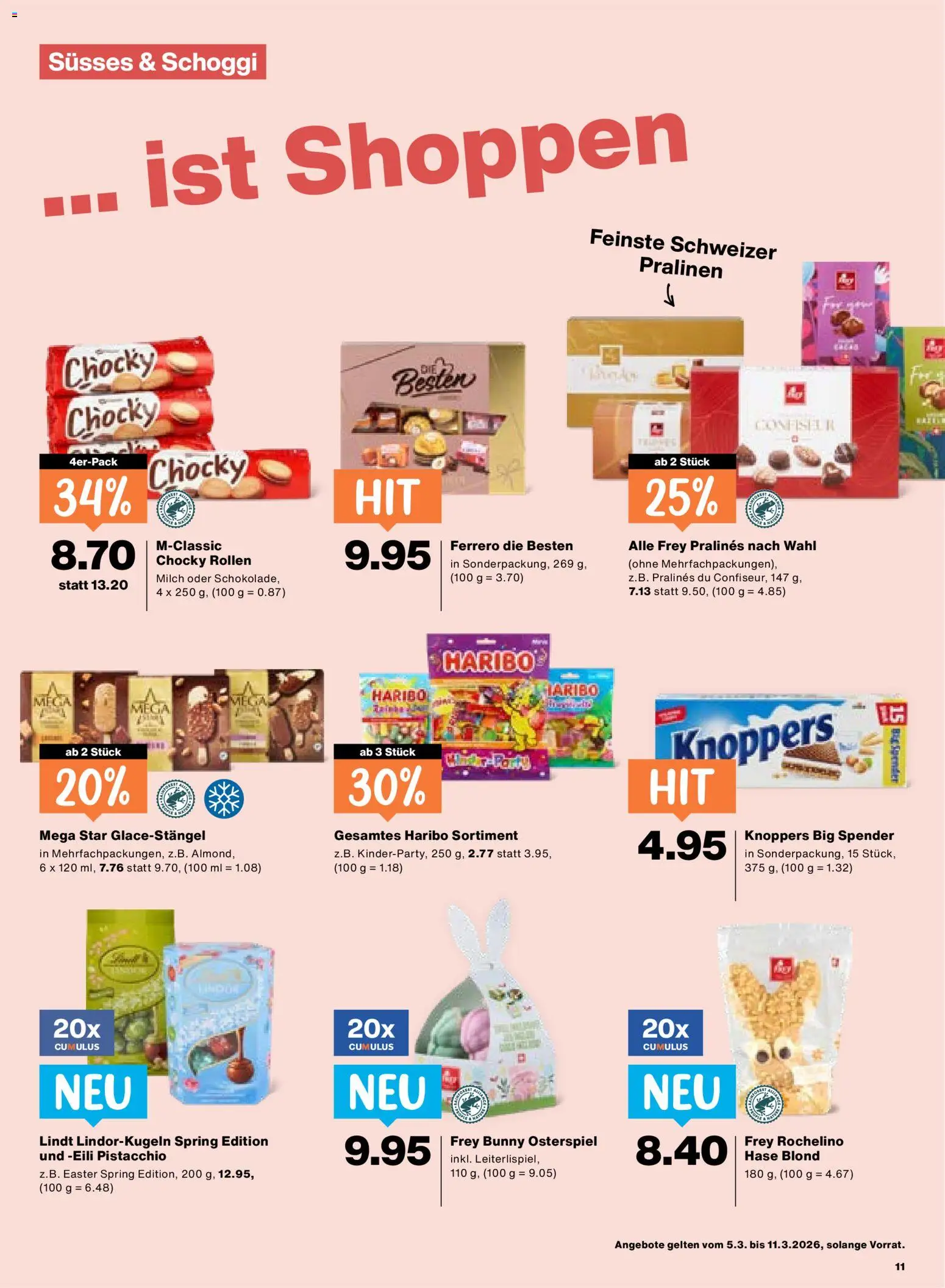 Migros aktionen – gültig ab 03.03.2026 | Seite: 11 | Produkte: Milch
