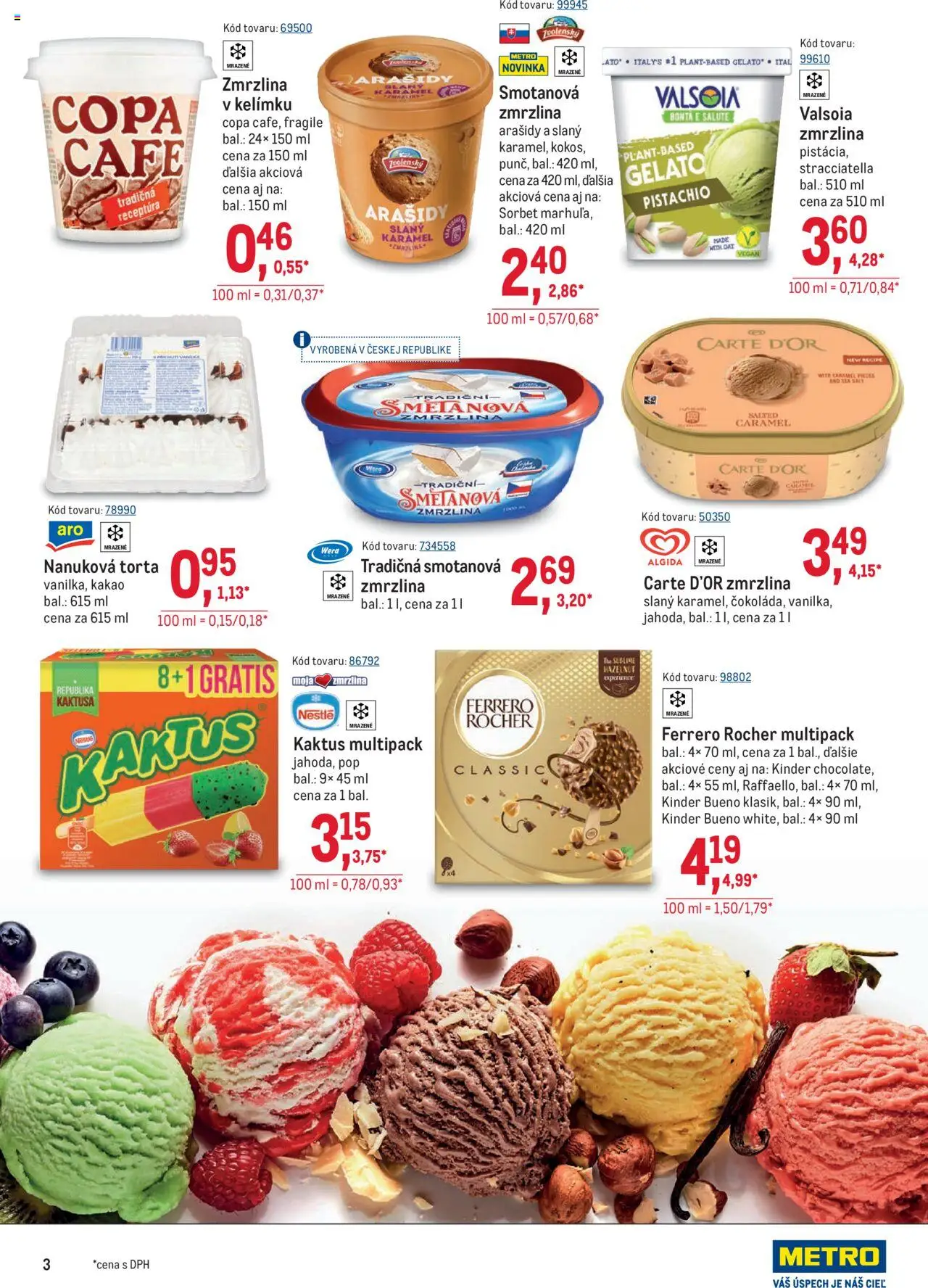 Metro maloobchod │ platný od 16.07.2025 | Strana: 3 | Produkty: Kinder, Kinder Bueno, Ferrero Rocher, Kakao