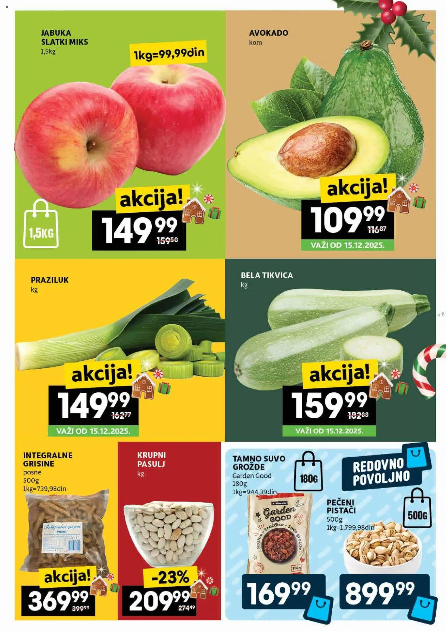 Roda katalog - važi od 11.12.2025 | Strana: 3 | Proizvode: Pasulj, Pistaći, Avokado, Tikvica
