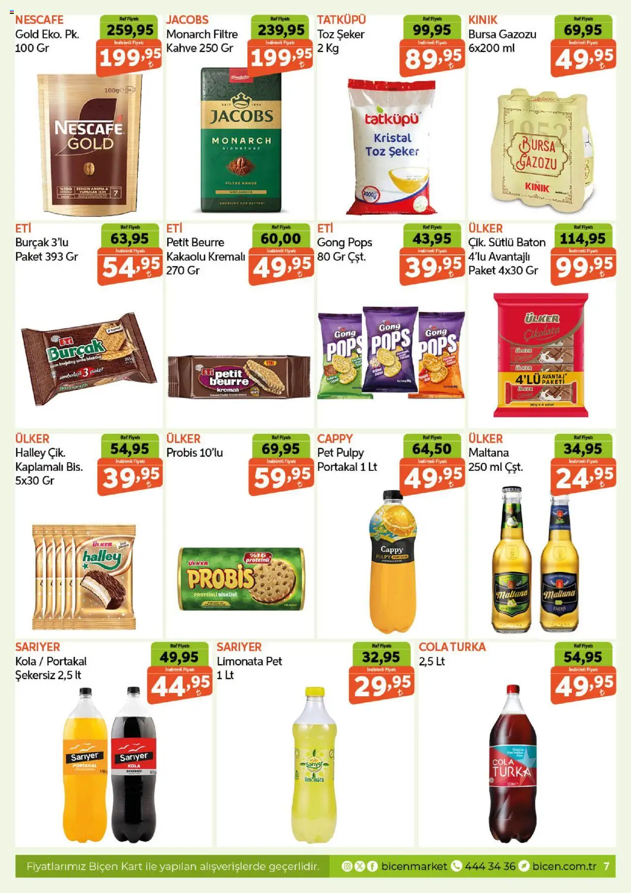 Biçen Market Katalog - 08.10.2025 tarihinden itibaren geçerlidir | Sayfa: 7 | Ürünler: Limonata, Raf, Çikolata, Bisküvi