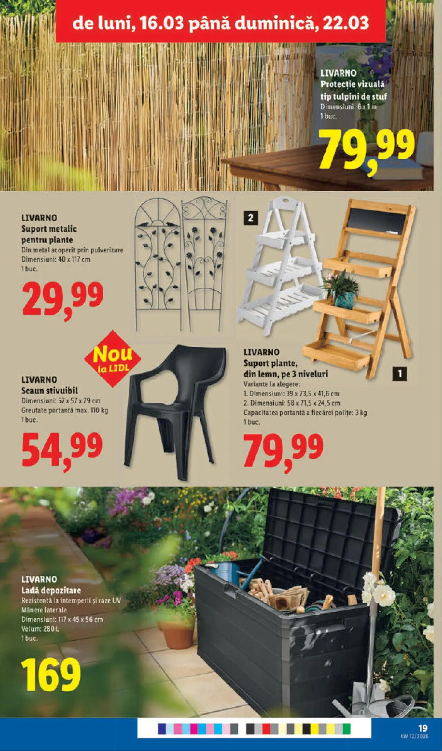 Noul catalog Lidl – valabil de la 16.03.2026 | Pagină: 19 | Produse: Scaun