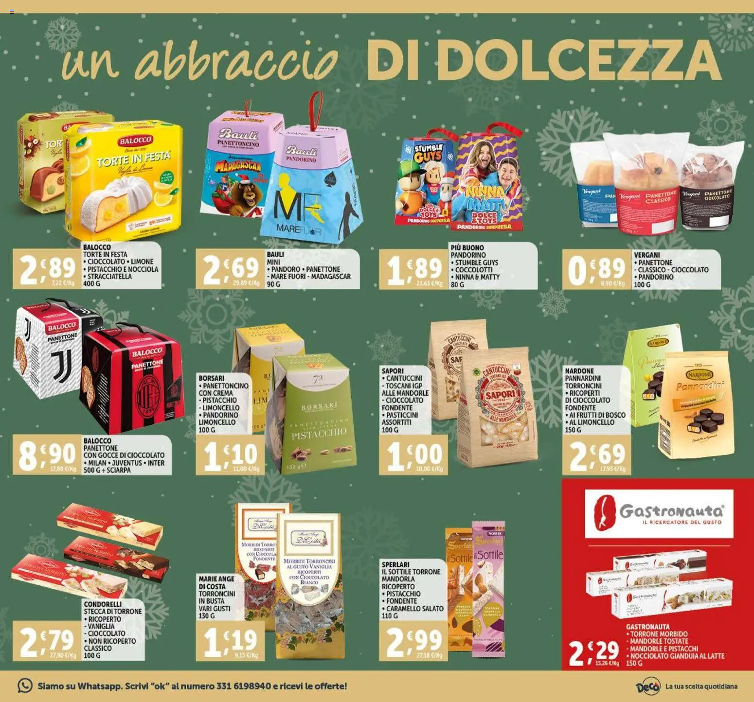 Volantino Decò del 28.10.2025 | Pagina: 13 | Prodotti: Crema, Cioccolato, Mandorle, Limoncello