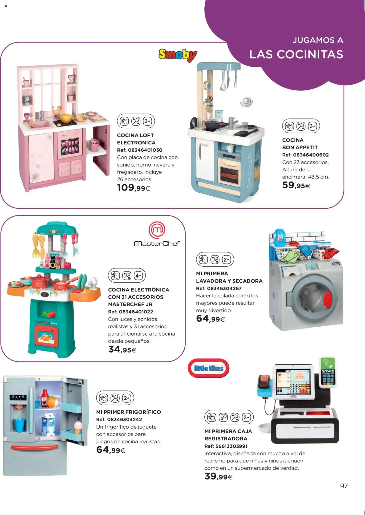 El Corte Inglés ofertas │ válido desde el 27.10.2025 | Página: 97 | Productos: Lavadora, Secadora, Nevera, Caja