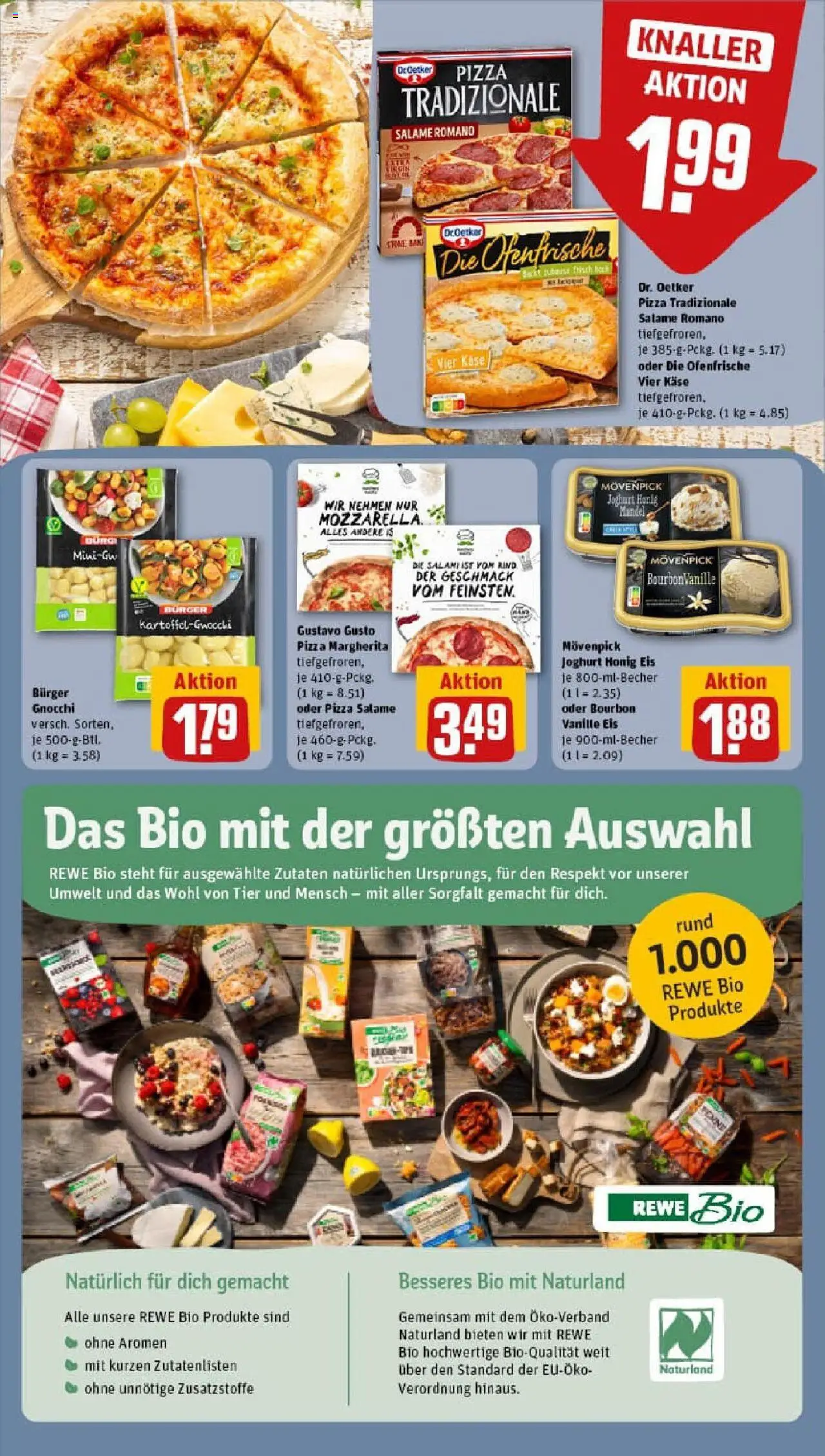 Rewe prospekt Essen	 - gültig ab dem 07.07.2025 | Seite: 13 | Produkte: Gustavo gusto, Burger, Ofenfrische, Bourbon