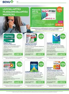 BENU Gyógyszertárak akciós újság - amely érvényes a következő dátumtól: 01.03.2026 | Oldal: 10