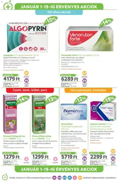 Alma Gyógyszertárak Akciós újság - amely érvényes a következő dátumtól: 01.01.2026 | Oldal: 10