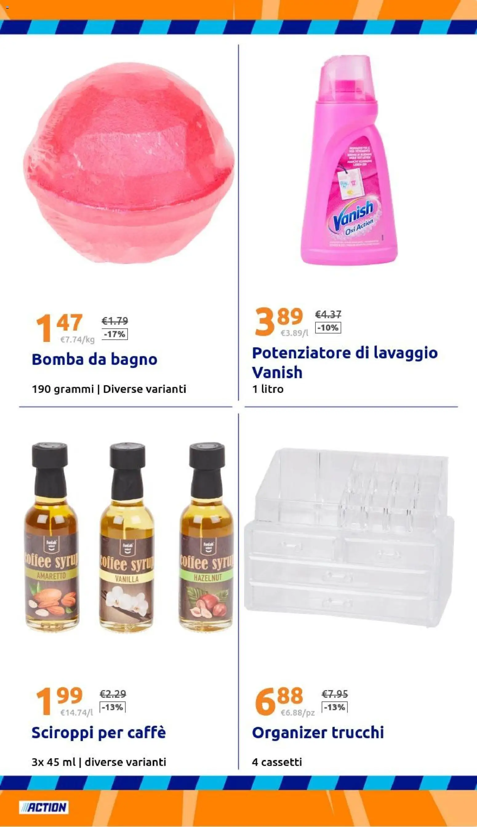 Volantino Action del 14.01.2026 | Pagina: 23 | Prodotti: Caffè, Bagno