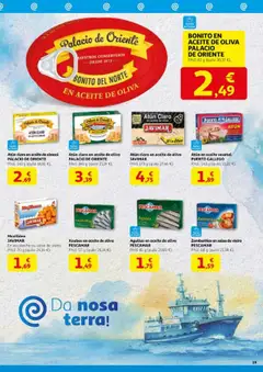 Alcampo - Vive Galicia 2025 │ válido desde el 29.07.2025 | Página: 19 | Productos: Sardinillas, Aceite, Aceite de oliva, Atún claro