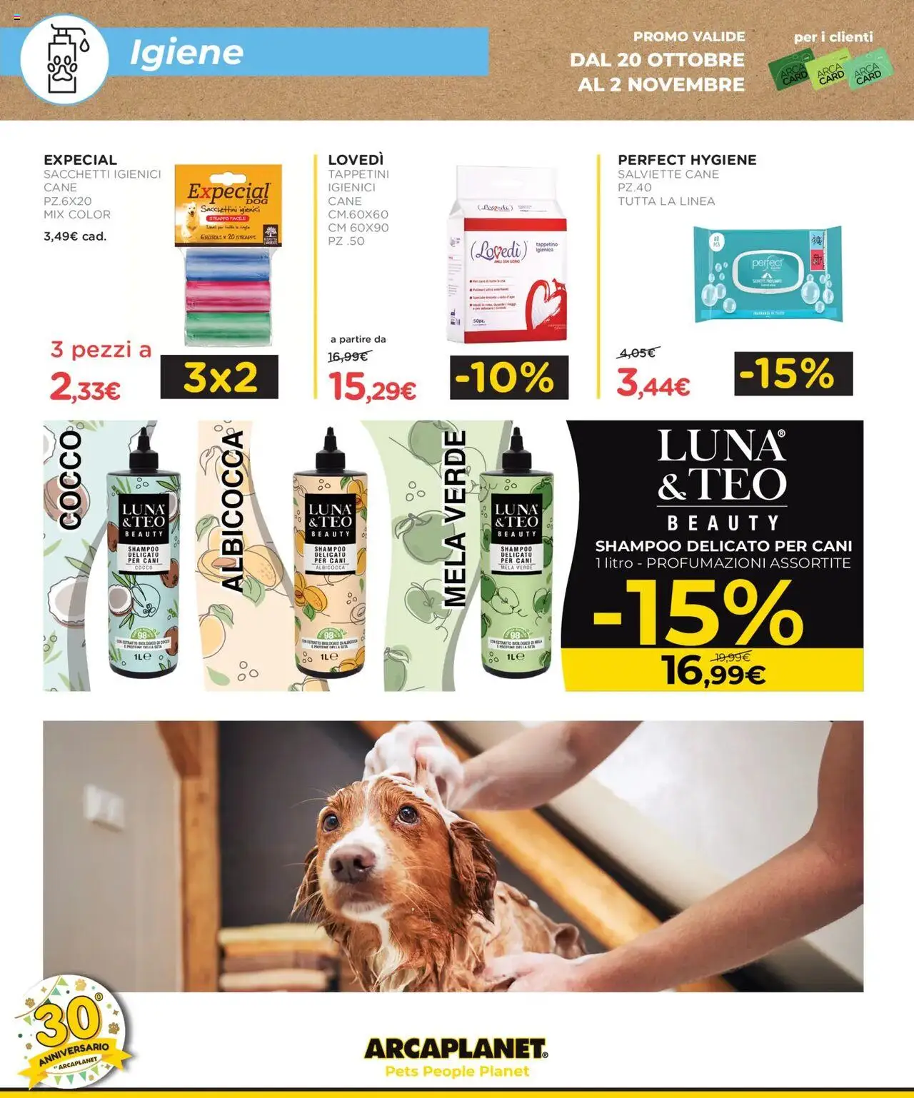 Volantino Arcaplanet del 20.10.2025 | Pagina: 24 | Prodotti: Shampoo, Cocco