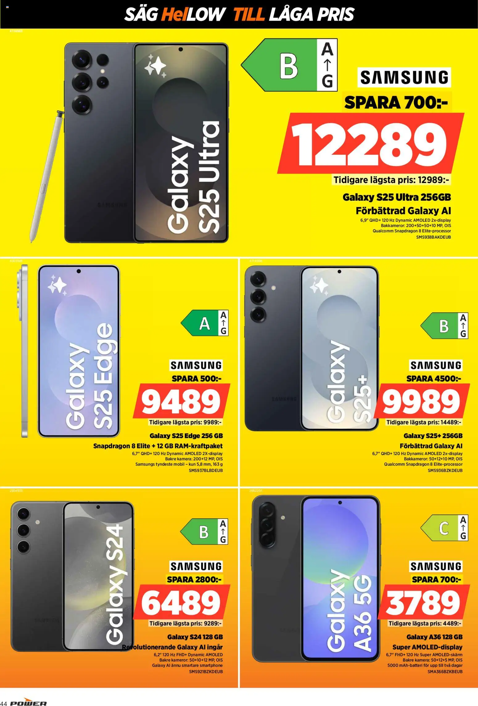 Power reklamblad aktuell från 29.12.2025 | Sida: 44
