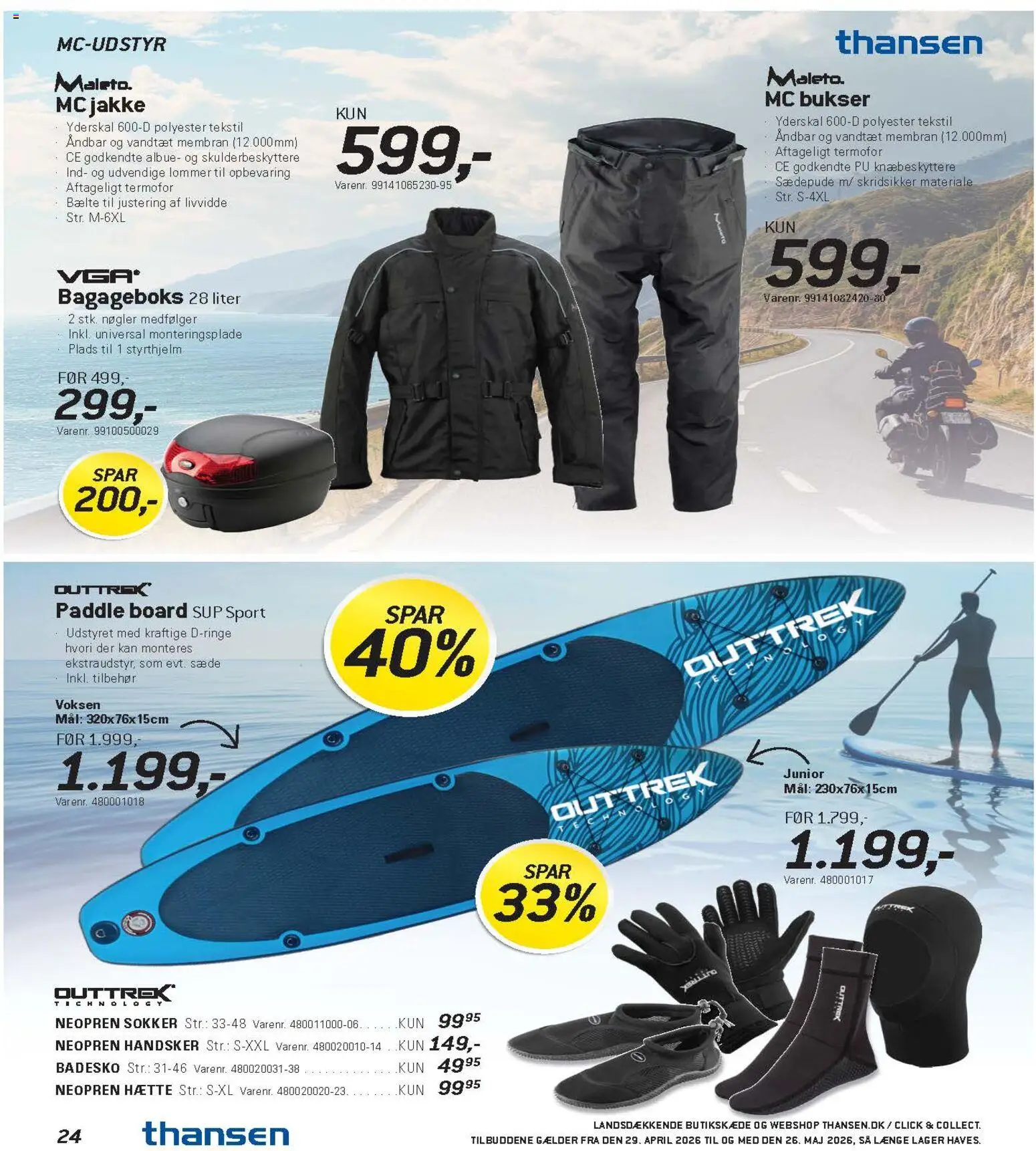 Thansen tilbudsavis – gyldig fra 29.04.2026 | Side: 37 | Produkter: Bukser, Sokker, Handsker, Søm