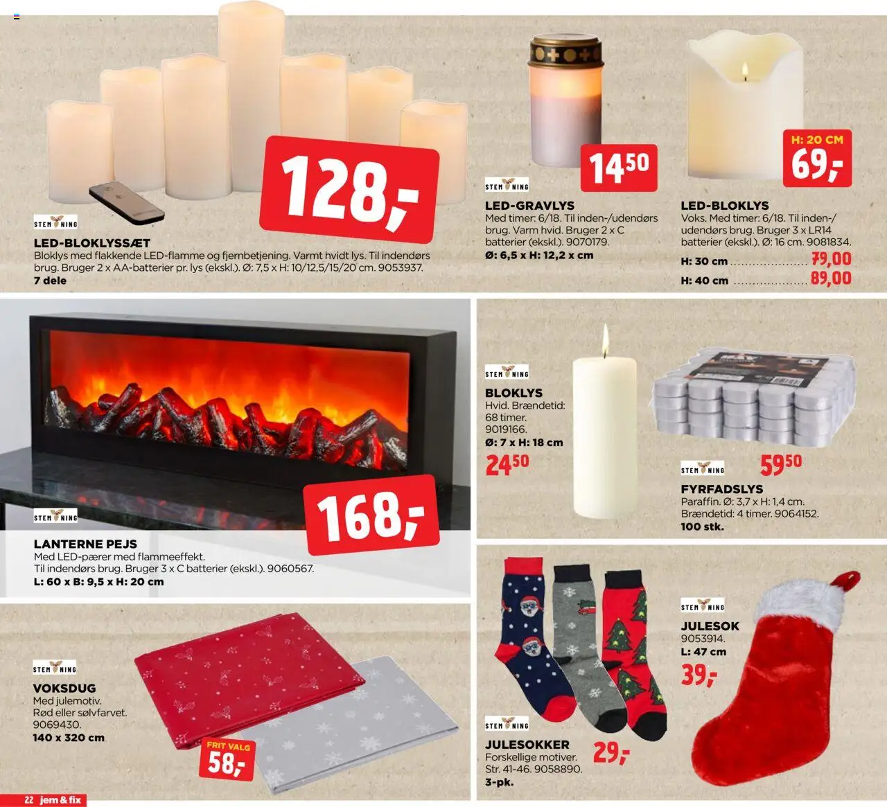 Jem & fix tilbudsavis – gyldig fra 19.10.2025 | Side: 22 | Produkter: Batterier
