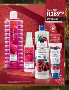 Avon specials catalogue – valid from 01.10.2025 | Page: 37 | Products: Lock, Bath, Hand cream, Lotion