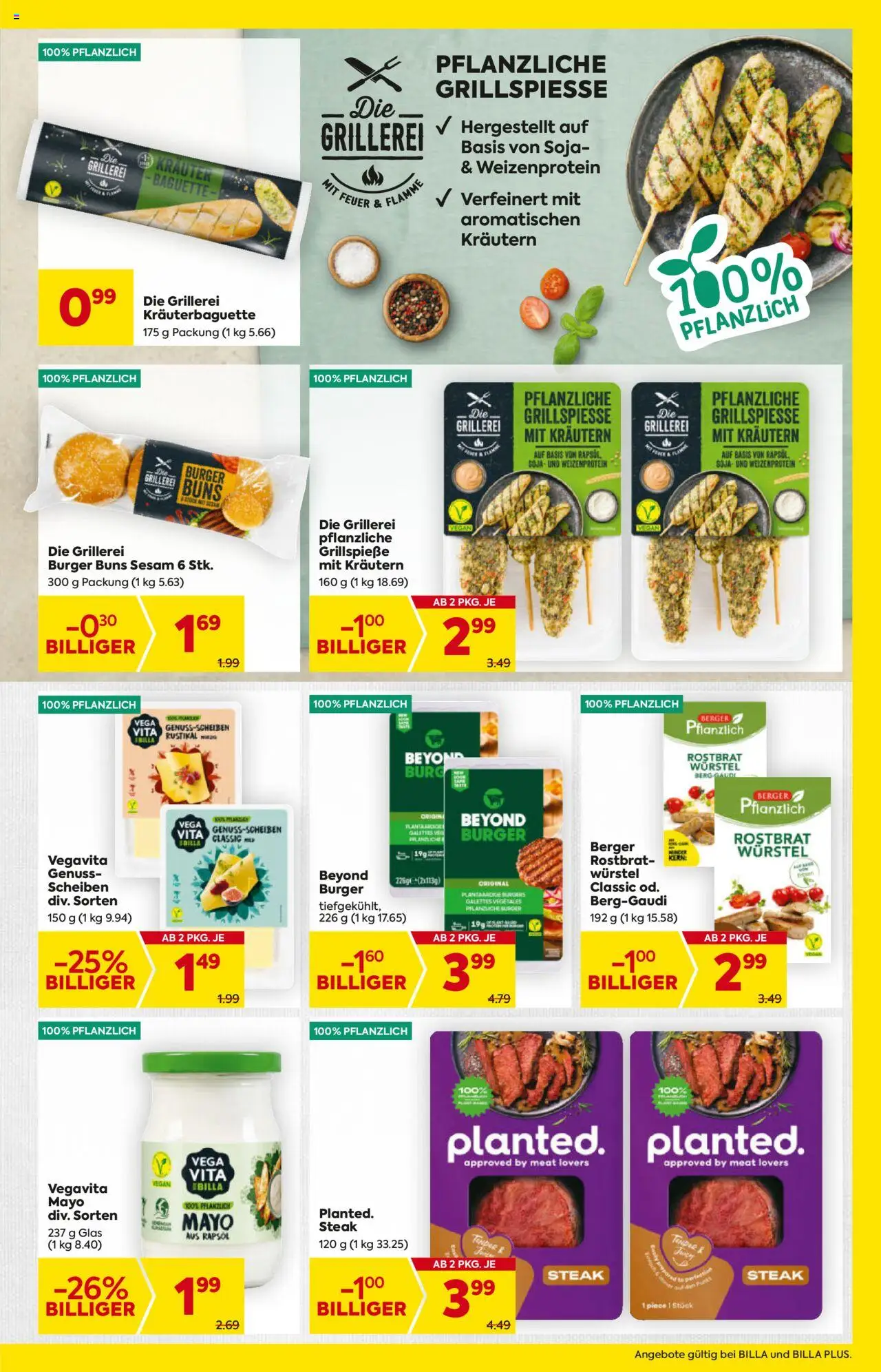 Billa AT akciós ujság - amely érvényes a következő dátumtól: 31.07.2025 | Oldal: 5 | Termékek: Vegán