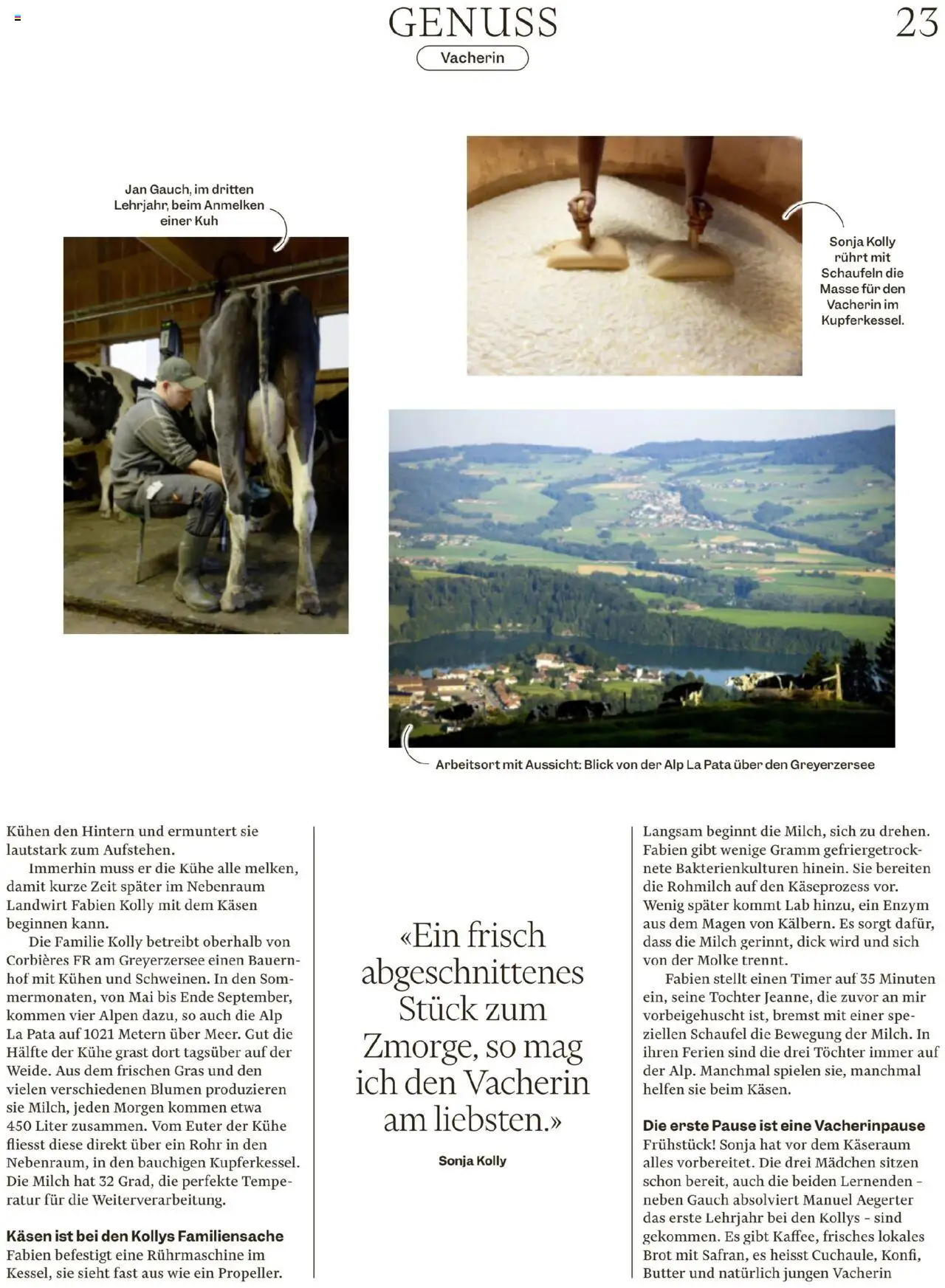 Migros Magazin – gültig ab 22.09.2025 | Seite: 23 | Produkte: Milch, Butter, Brot