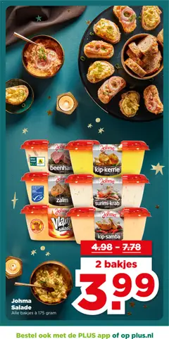 Johma Salade, Alle bakjes à 175 gram - Voorbeeld van een folder van Plus, geldig van 27.12.2025 | Pagina: 6