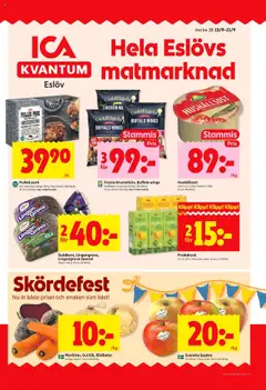 ICA Kvantum - Eslöv - Förhandsvisning av reklamblad från butik ICA Kvantum aktuell från 15.09.2025