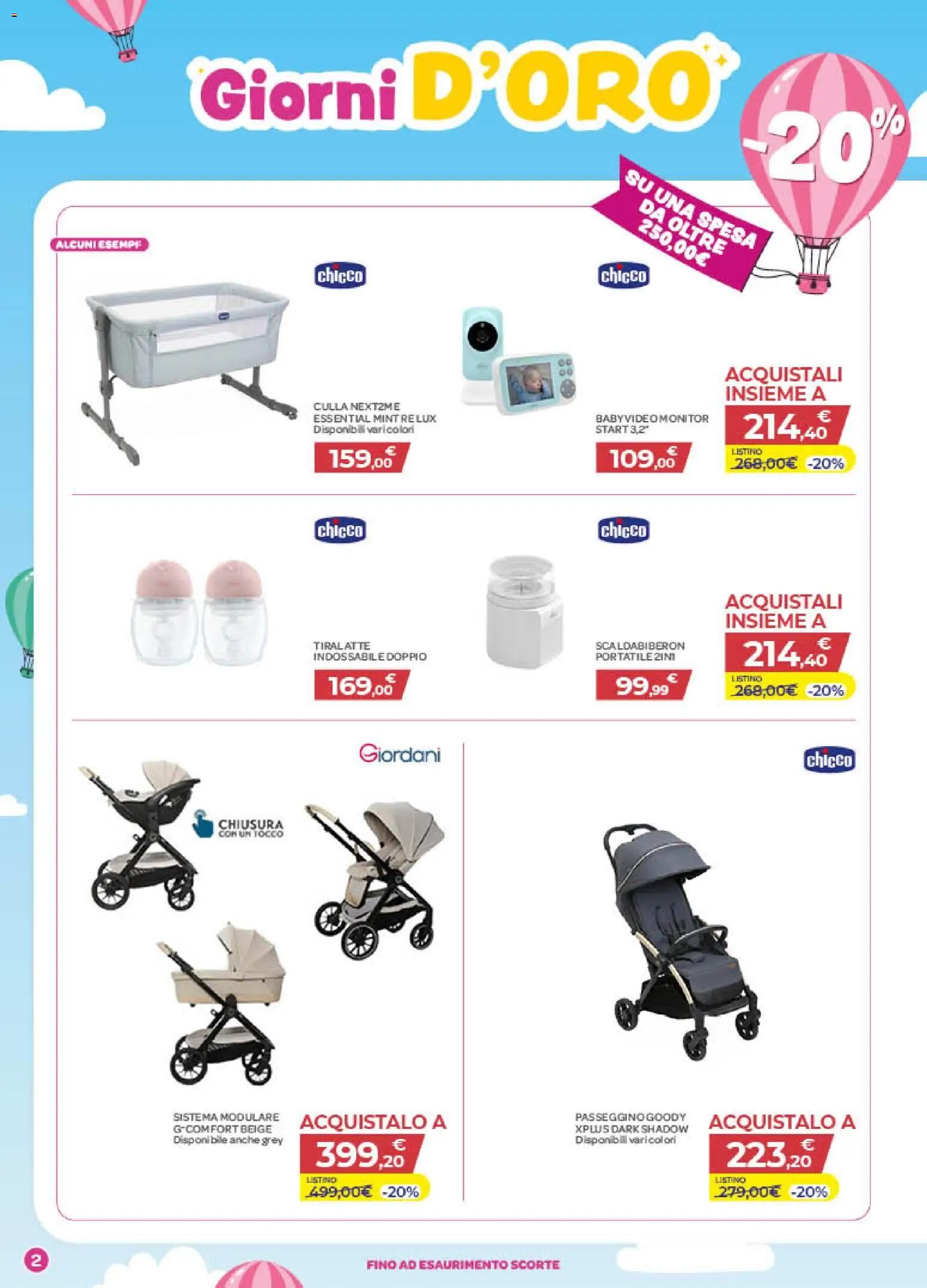 Volantino Bimbo store del 26.03.2026 | Pagina: 2 | Prodotti: Culla, Tiralatte