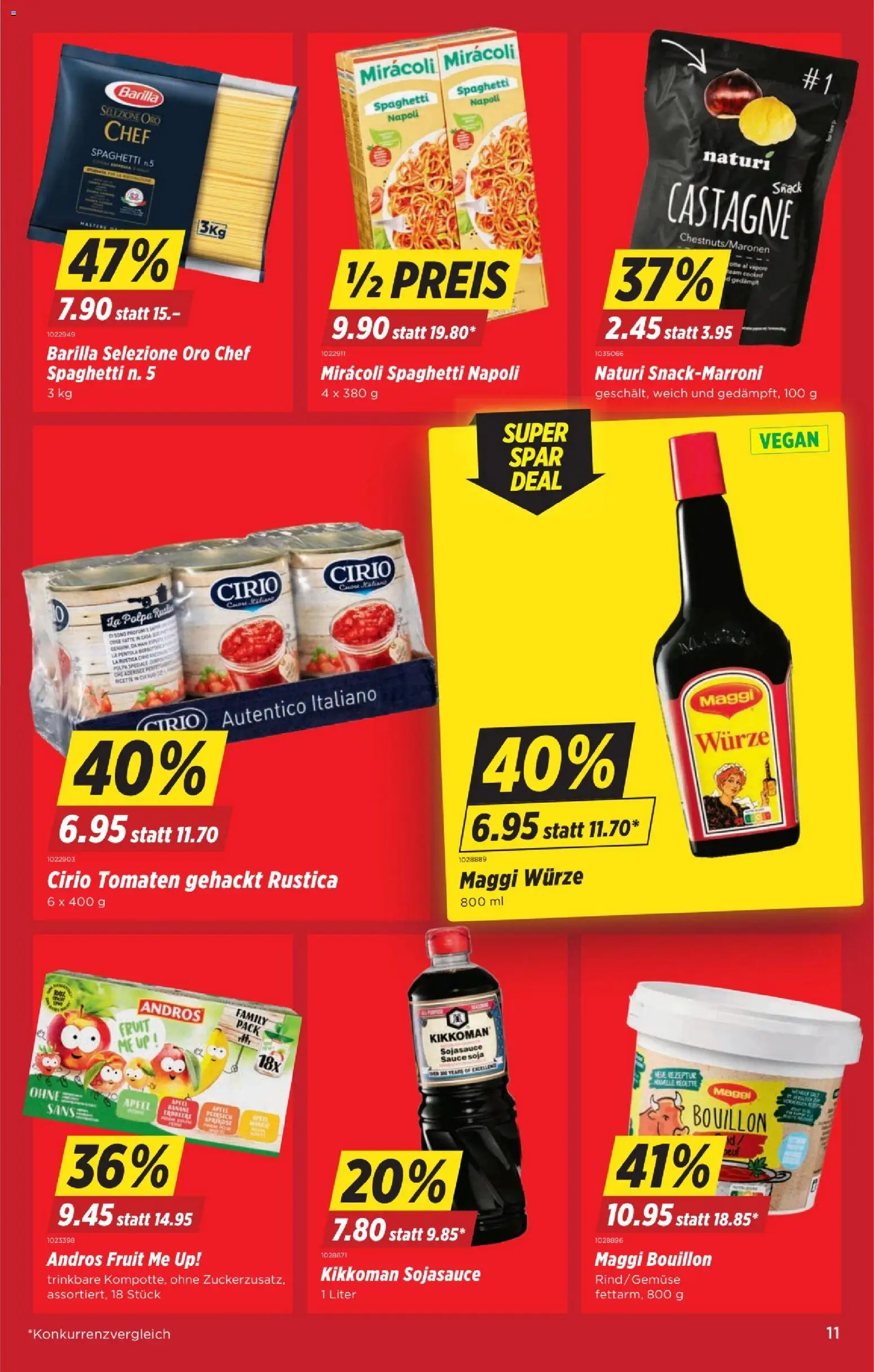 Denner Aktionen – gültig ab 30.12.2025 | Seite: 11 | Produkte: Barilla, Äpfel, Tomaten, Pfirsich