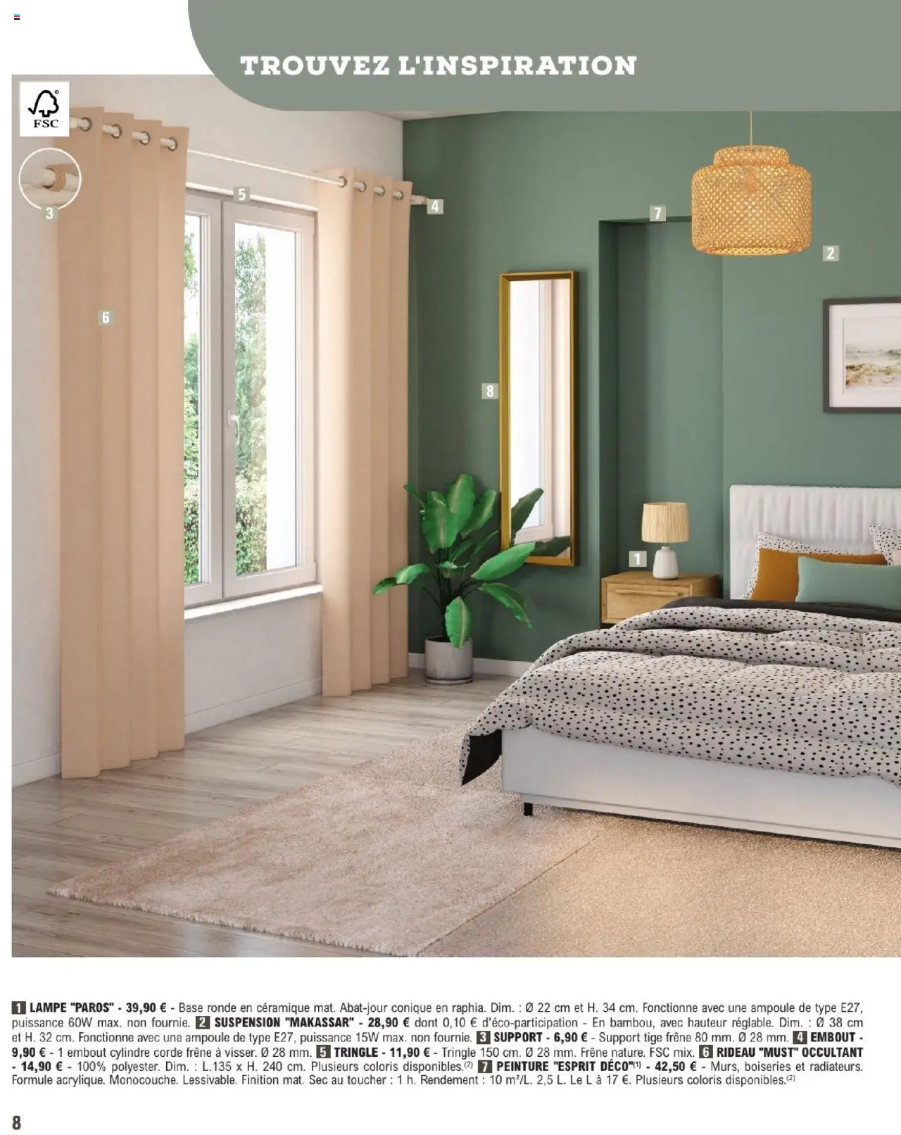  | Page: 8 | Produits: Base, Suspension, Lampe, Rideau
