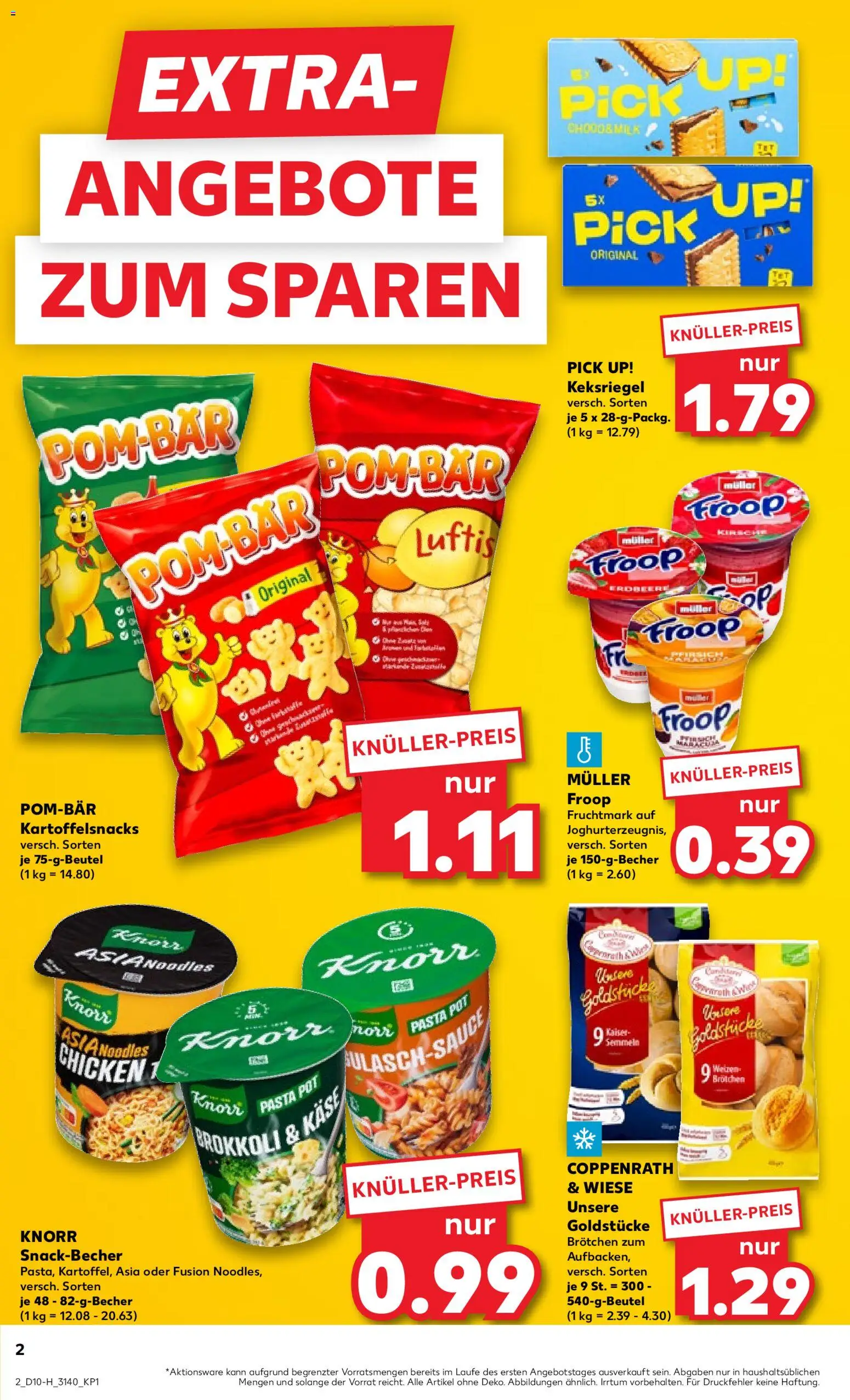 Kaufland Prospekt Leipzig	 – gültig ab 05.03.2026 | Seite: 2 | Produkte: Froop, POM-BÄR, Brokkoli, Pasta